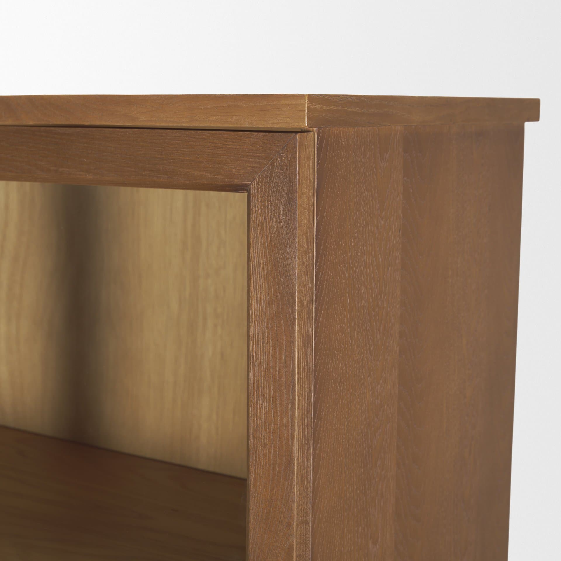 Winsford Two-Tone Oak Display Cabinet w/ Glass Doors — product photograph