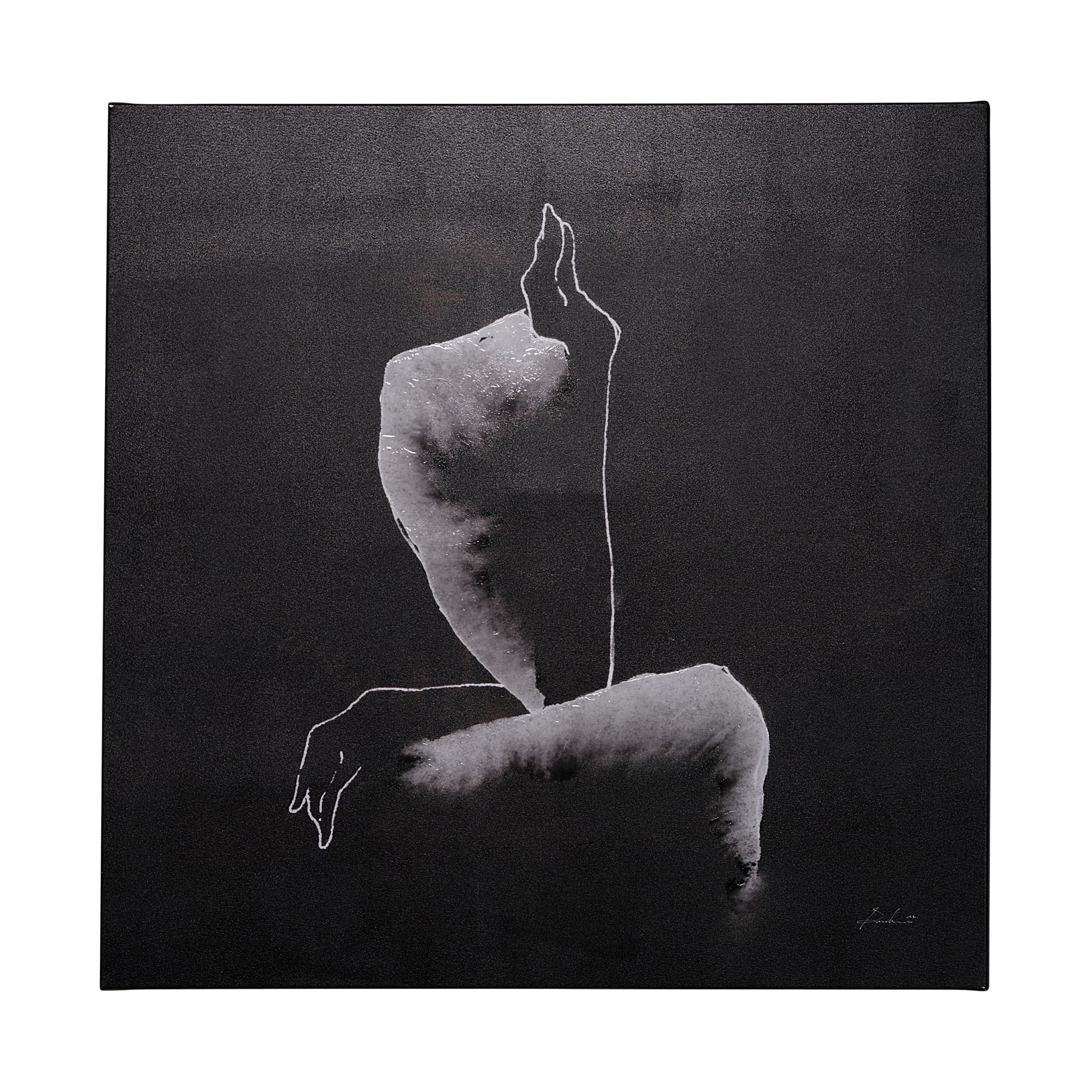 Andromedae I by Melody. D a Hand Embellished Textured Canvas — product photograph
