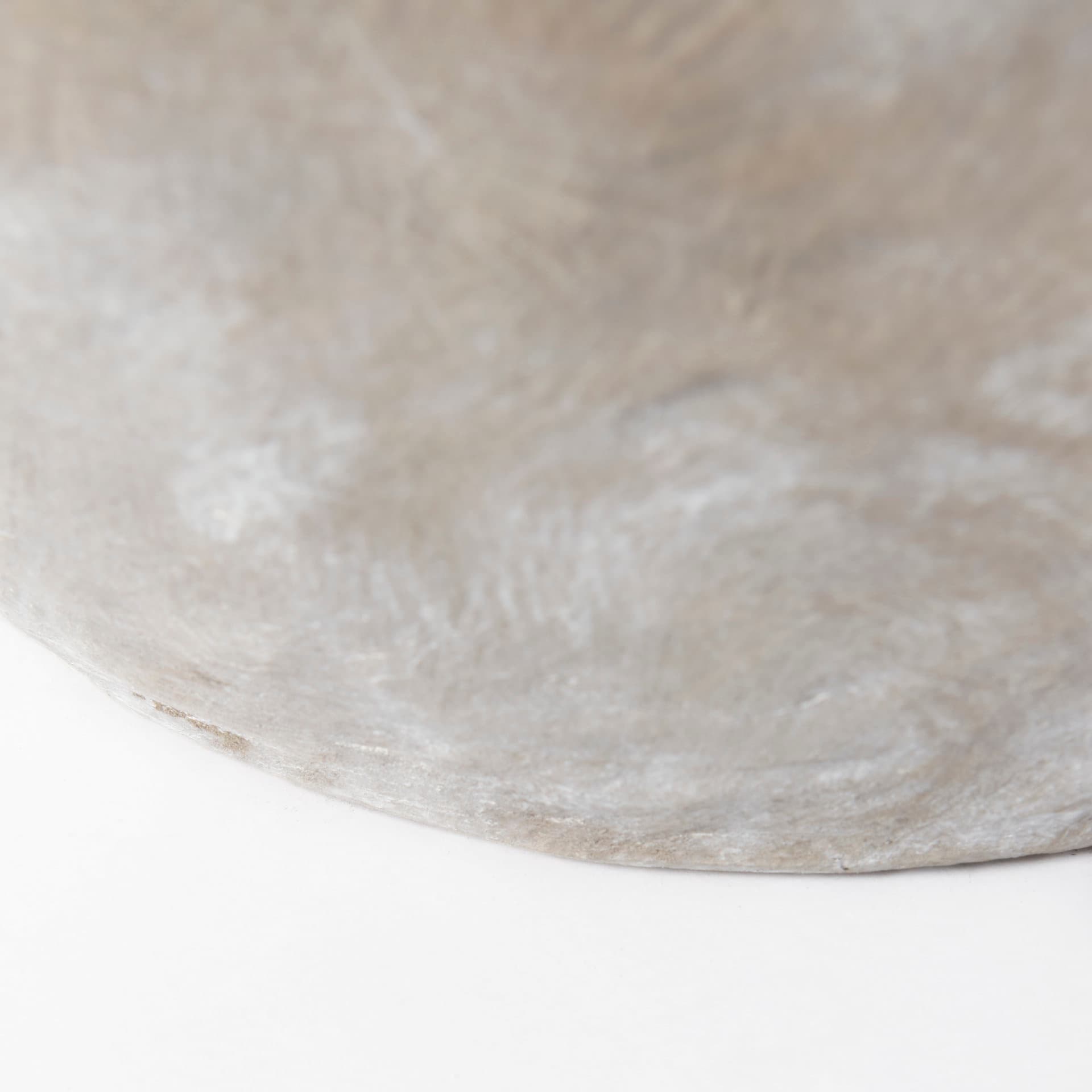 Gobi 19.75L x 24H Large Tan Ceramic Oval Vase — product photograph