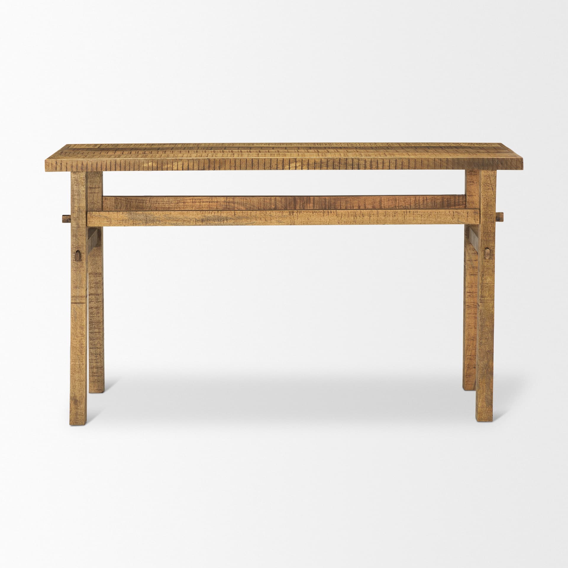 Rosie 54" Brown Wood Console Table — product photograph