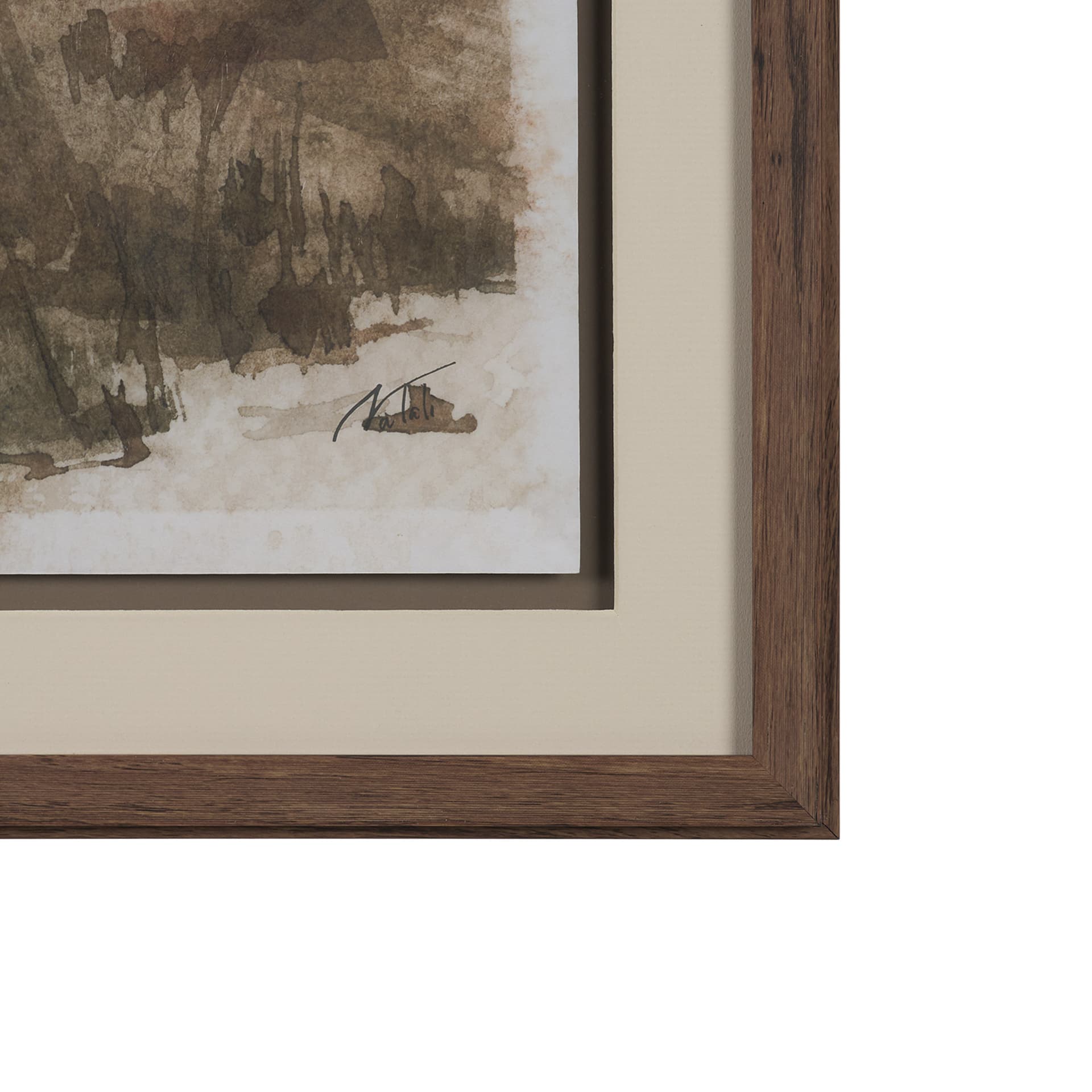 Meadow Memories II by Mercana Studio Hand Embelished Framed Artwork Matted under Glass — product photograph