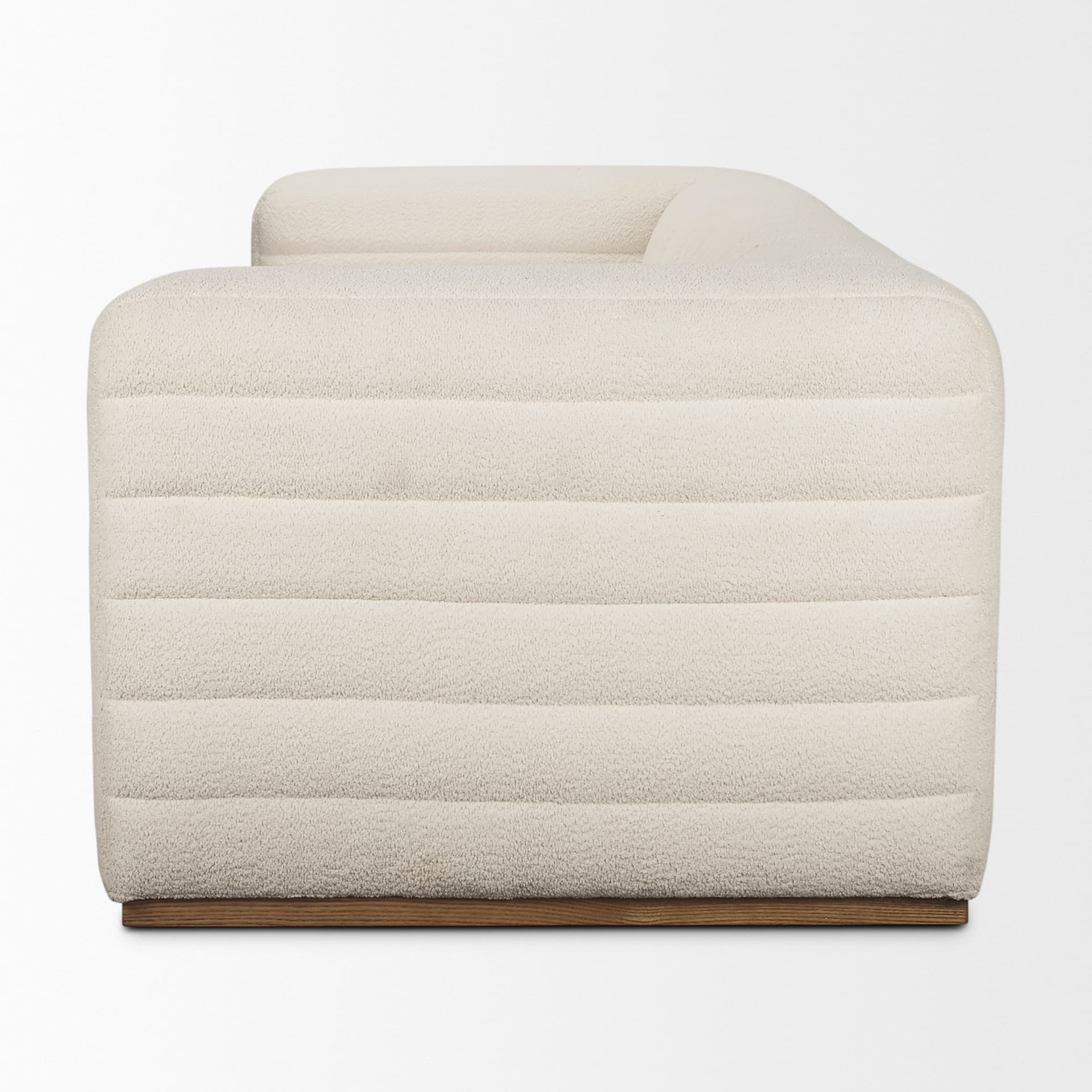 Ricciardo Cream Boucle 3-Seater Sofa — product photograph