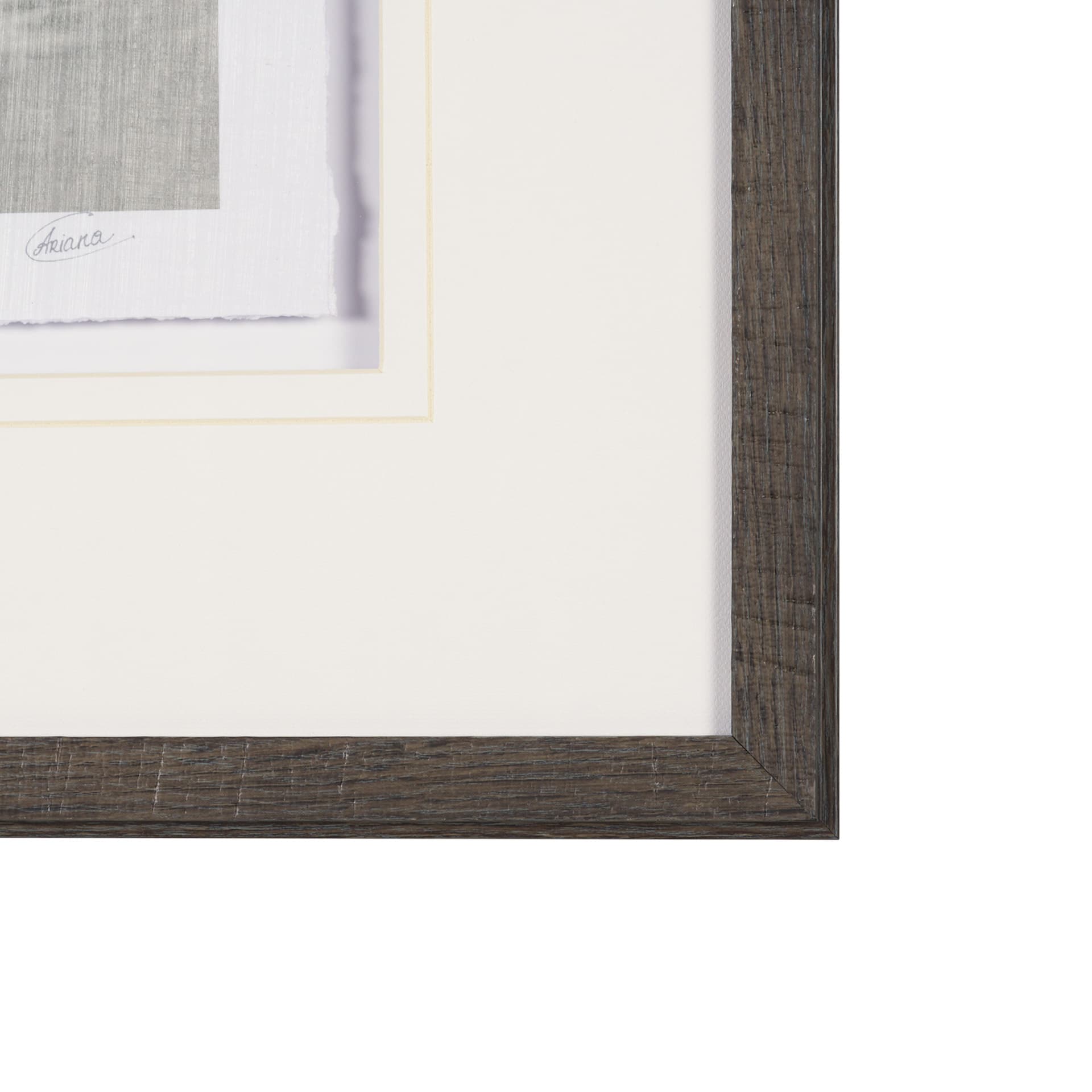 Heron Sketch by Mercana Studio a Hand Embellished Framed Art Print Matted under Glass — product photograph