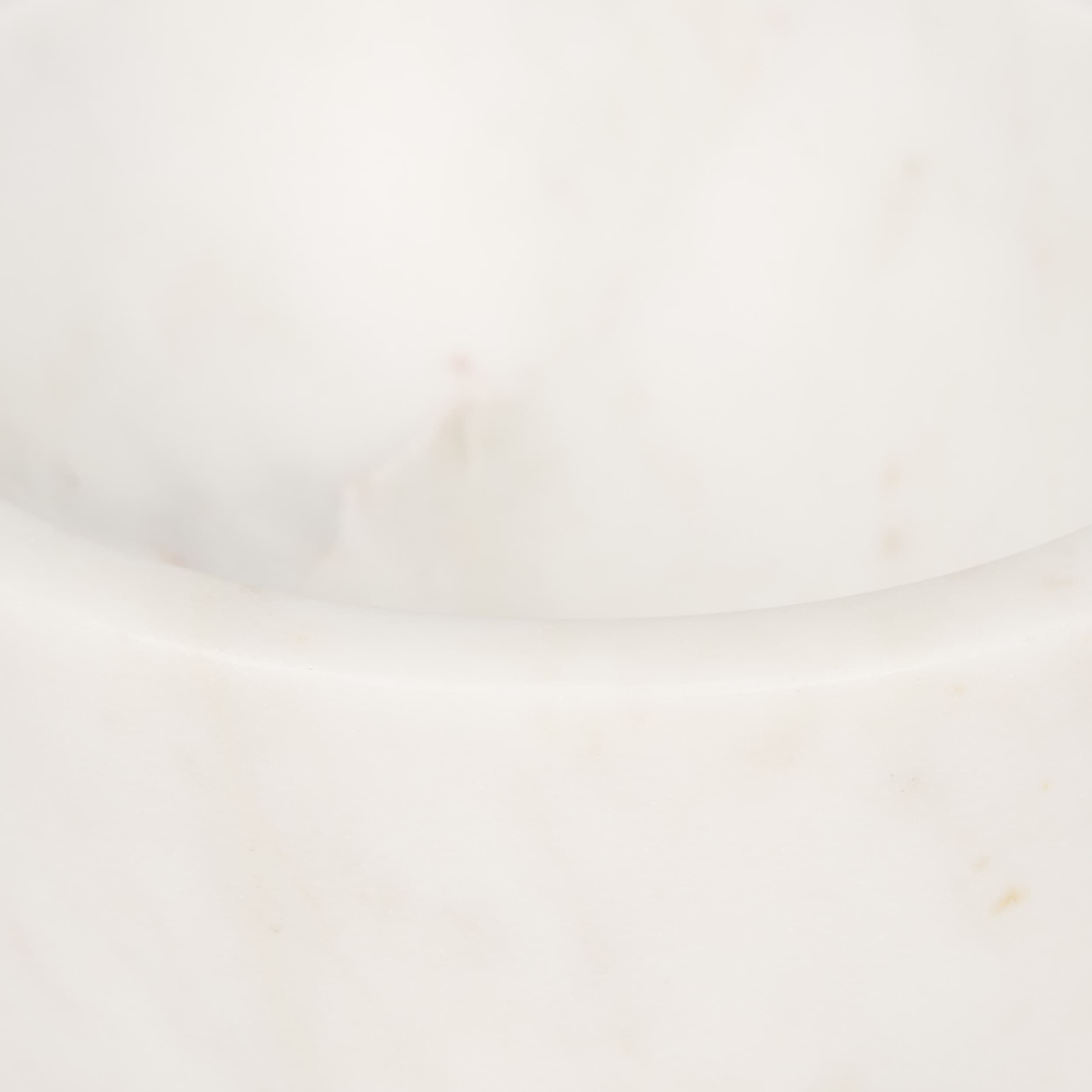 Katora Small Premium Solid White Marble Bowl — product photograph