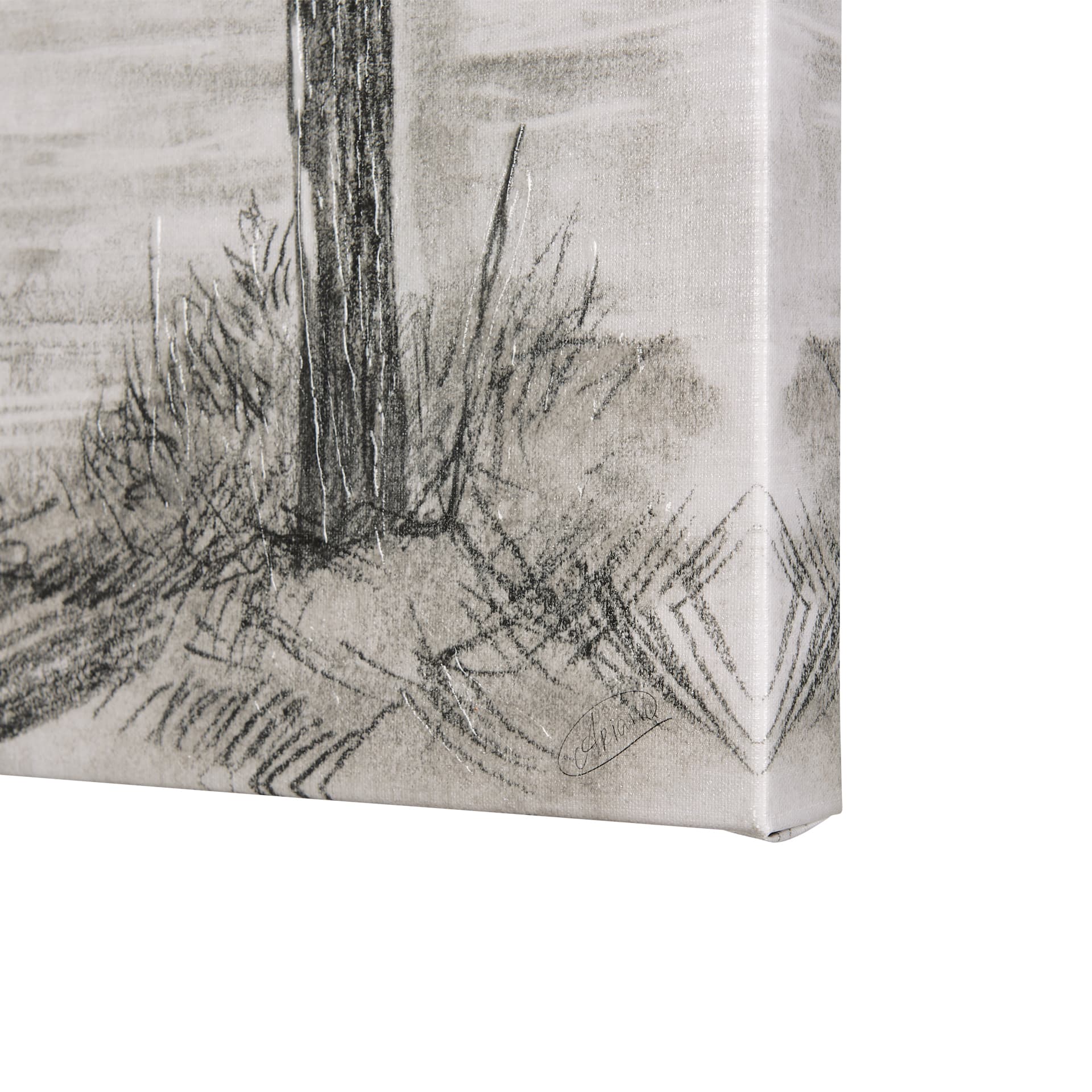 West Coast Chronicles I by Mercana Studio a Hand Embellished Textured Canvas — product photograph