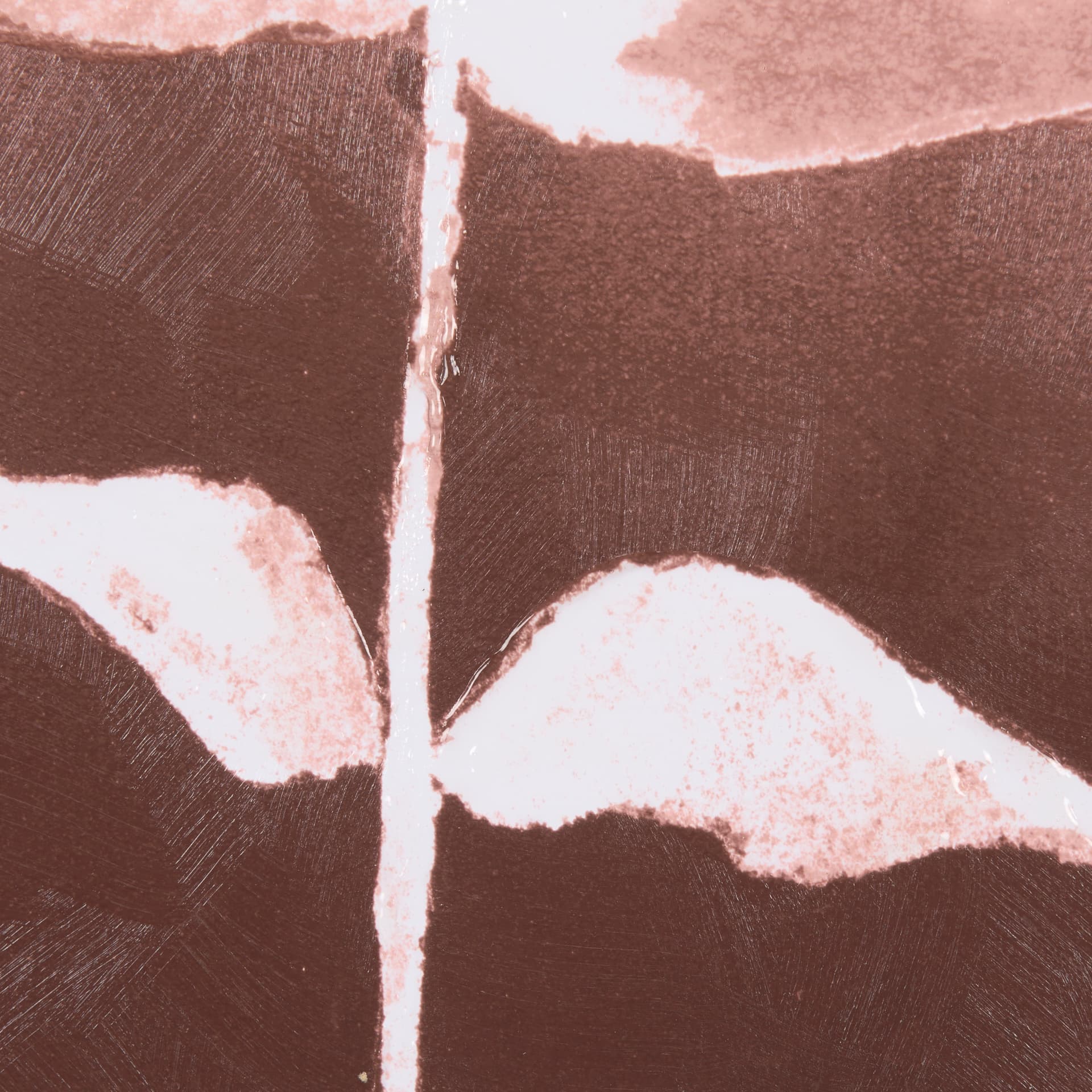 Sienna Silhouette II by Mercana Studio a Hand Embellished Textured Framed Art Print — product photograph