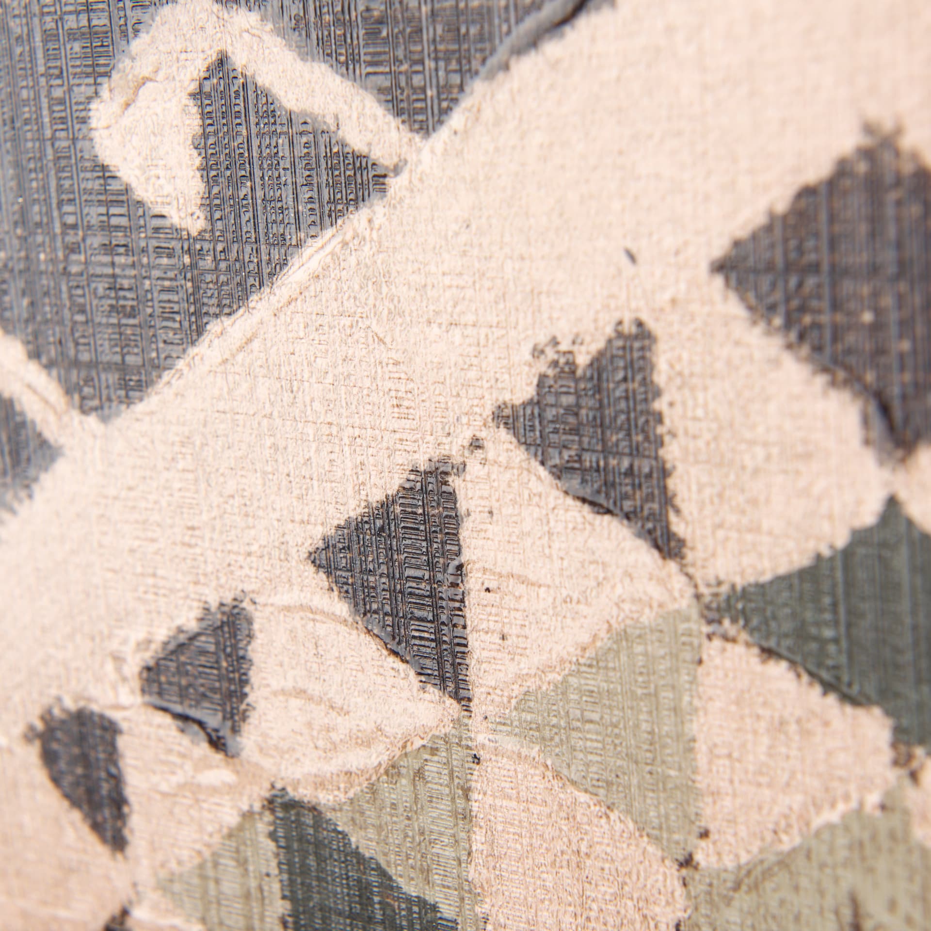 Brown Tapestry VI by Mercana Studio a Hand Embellished Textured Framed Art Print — product photograph