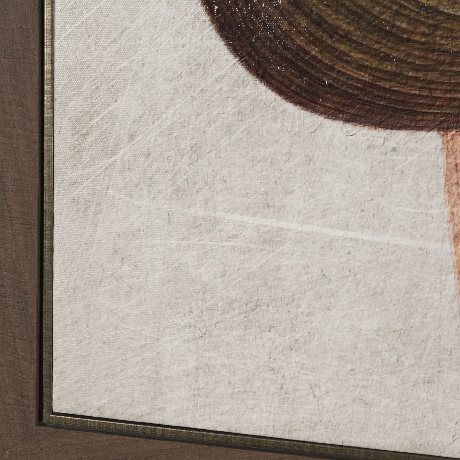 Alma - Metal Brushes II by Mercana Studio a Hand Embellished Textured Framed Canvas — product photograph