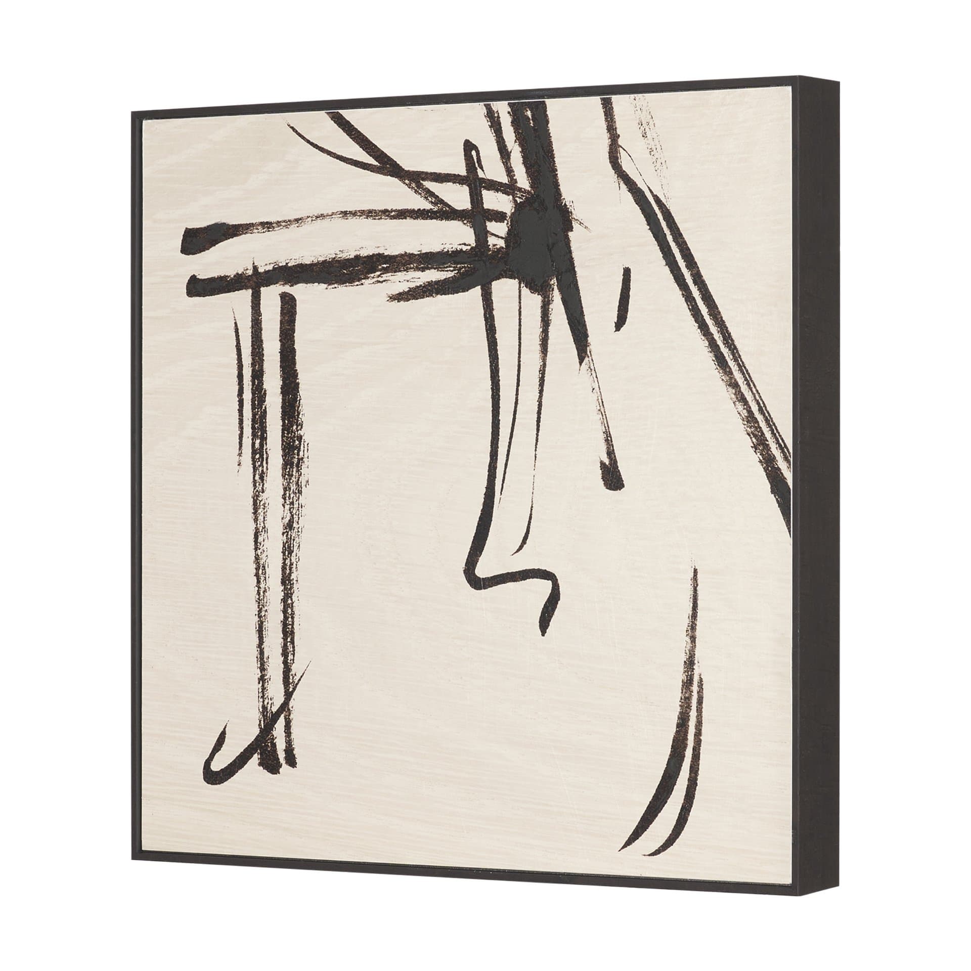 Sculptured Chaos VII by Mercana Studio Hand Embellished Textured Framed Artwork — product photograph