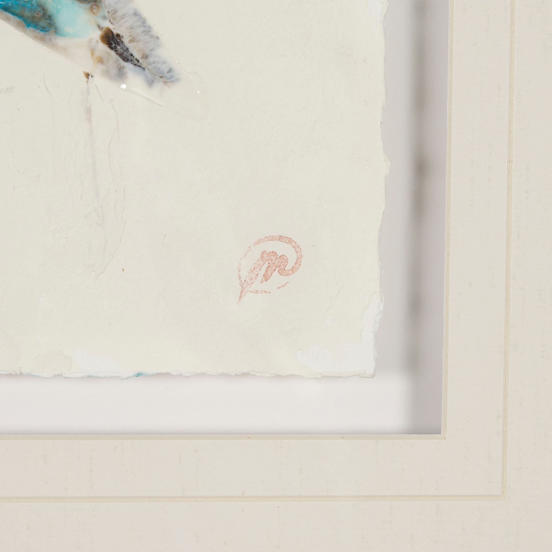 Sea Star by Studio M a handmade Original Framed Artwork under Glass — product photograph