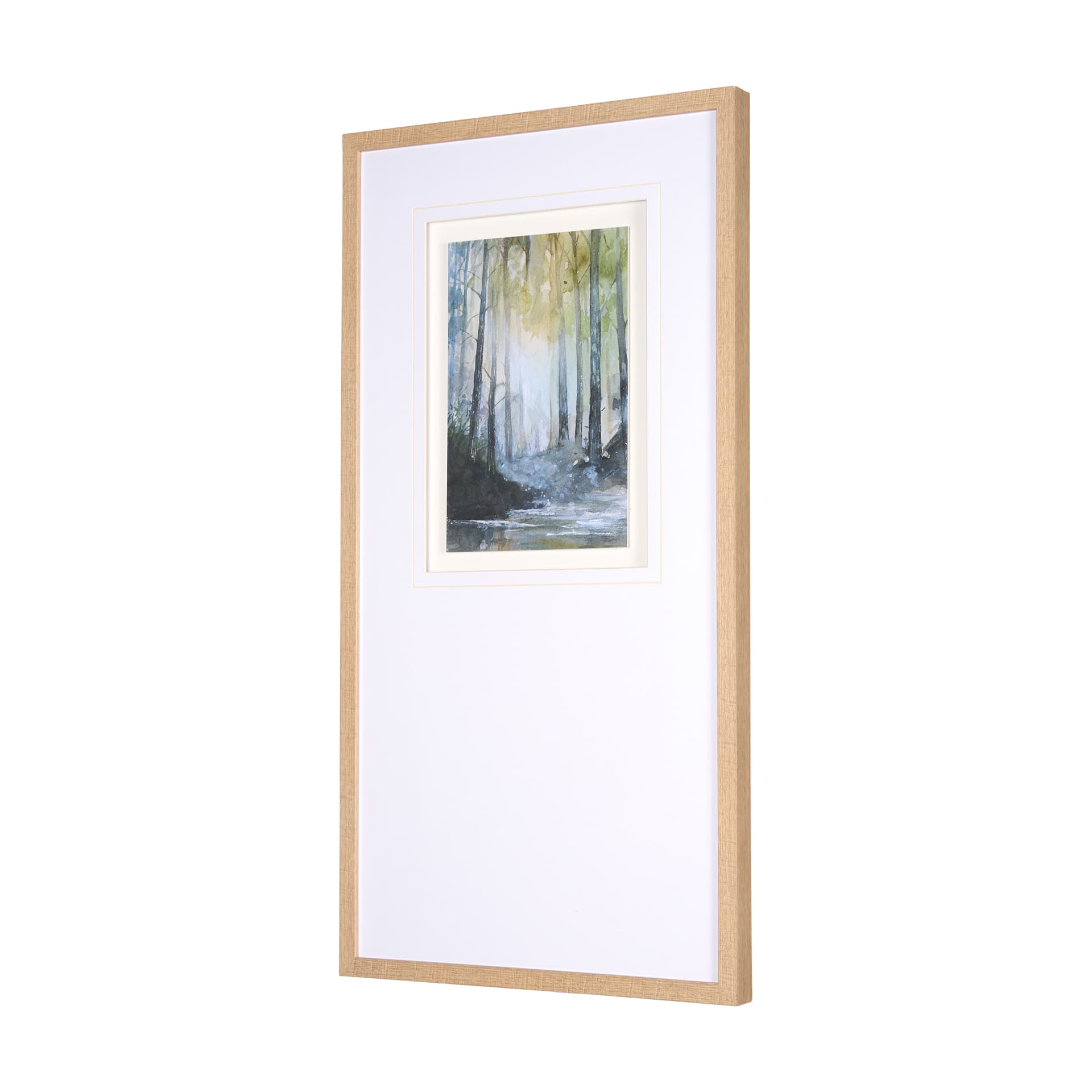 Spring Light I by Mercana Studio a Hand Embelished Textured Framed Art Print Matted under Glass — product photograph