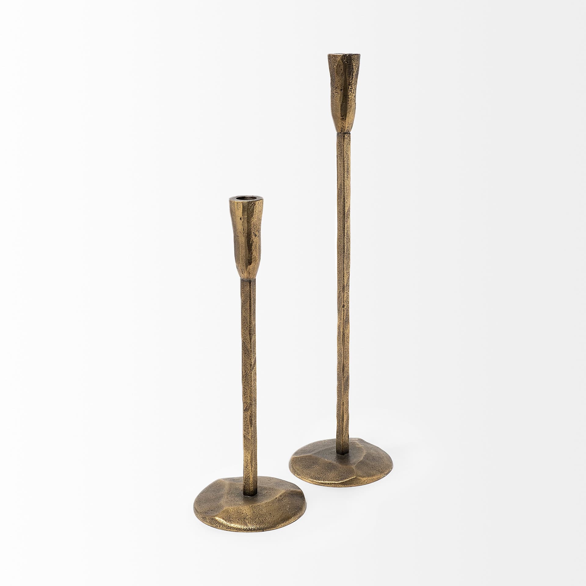 Levit (Large) Gold Table Candle Holder — product photograph