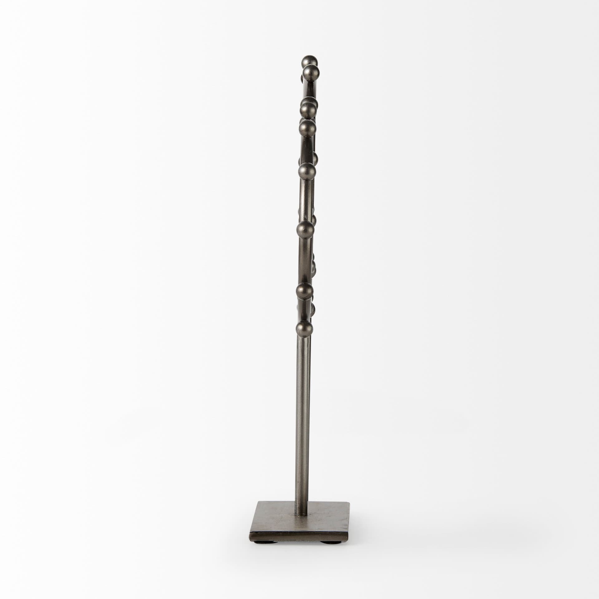 Elio 8.3L x 3.0W x 15.0H Large Studded Hoop Object — product photograph