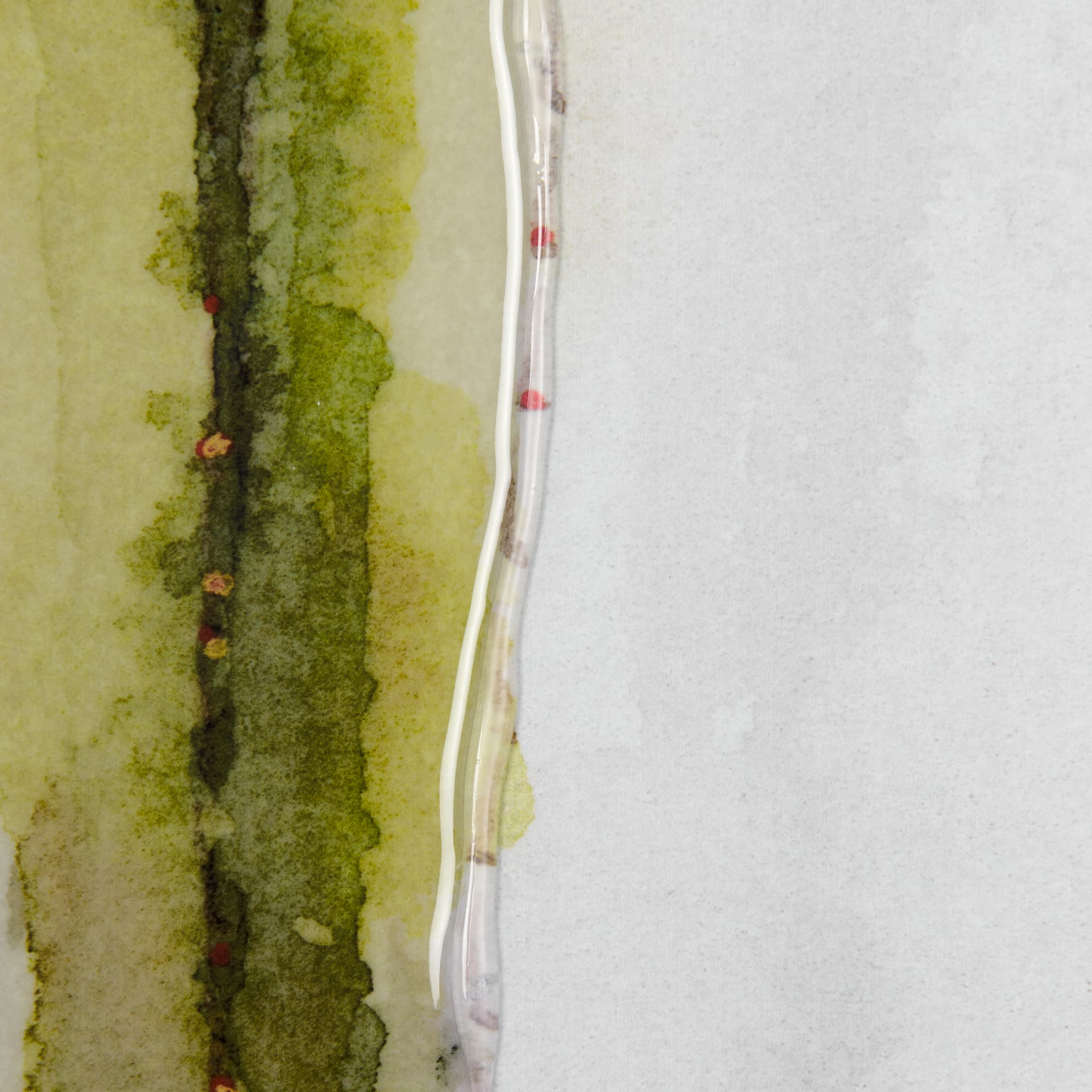 Arid Solitude II by Mercana Studio a Hand Embellished Textured Framed Art Print Matted under Glass — product photograph