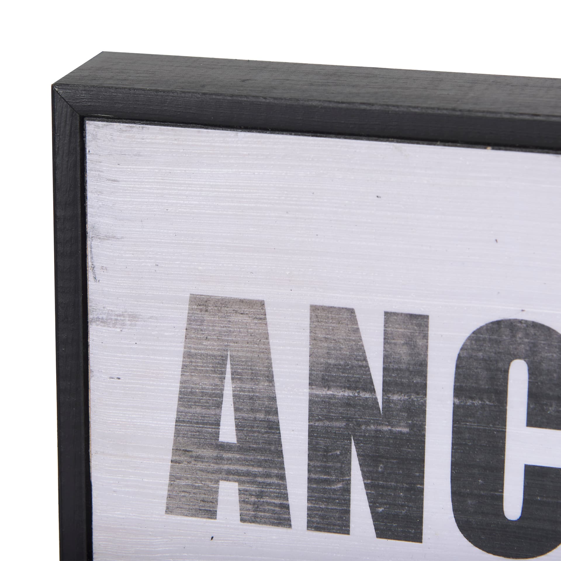 Anchors Away by Mercana Studio a Hand Embellished Textured Framed Art Print — product photograph