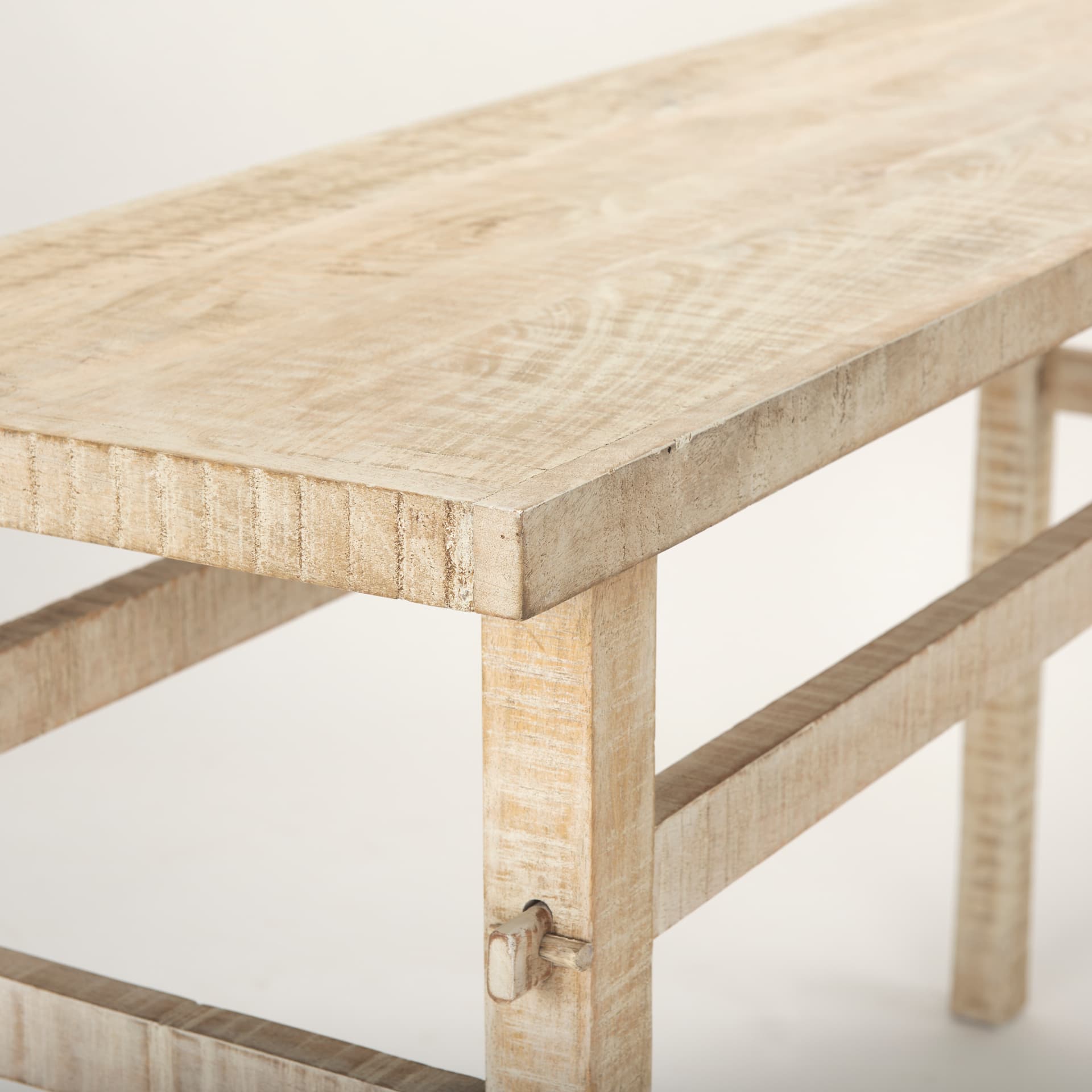 Rosie 54" Blonde Wood Console Table — product photograph