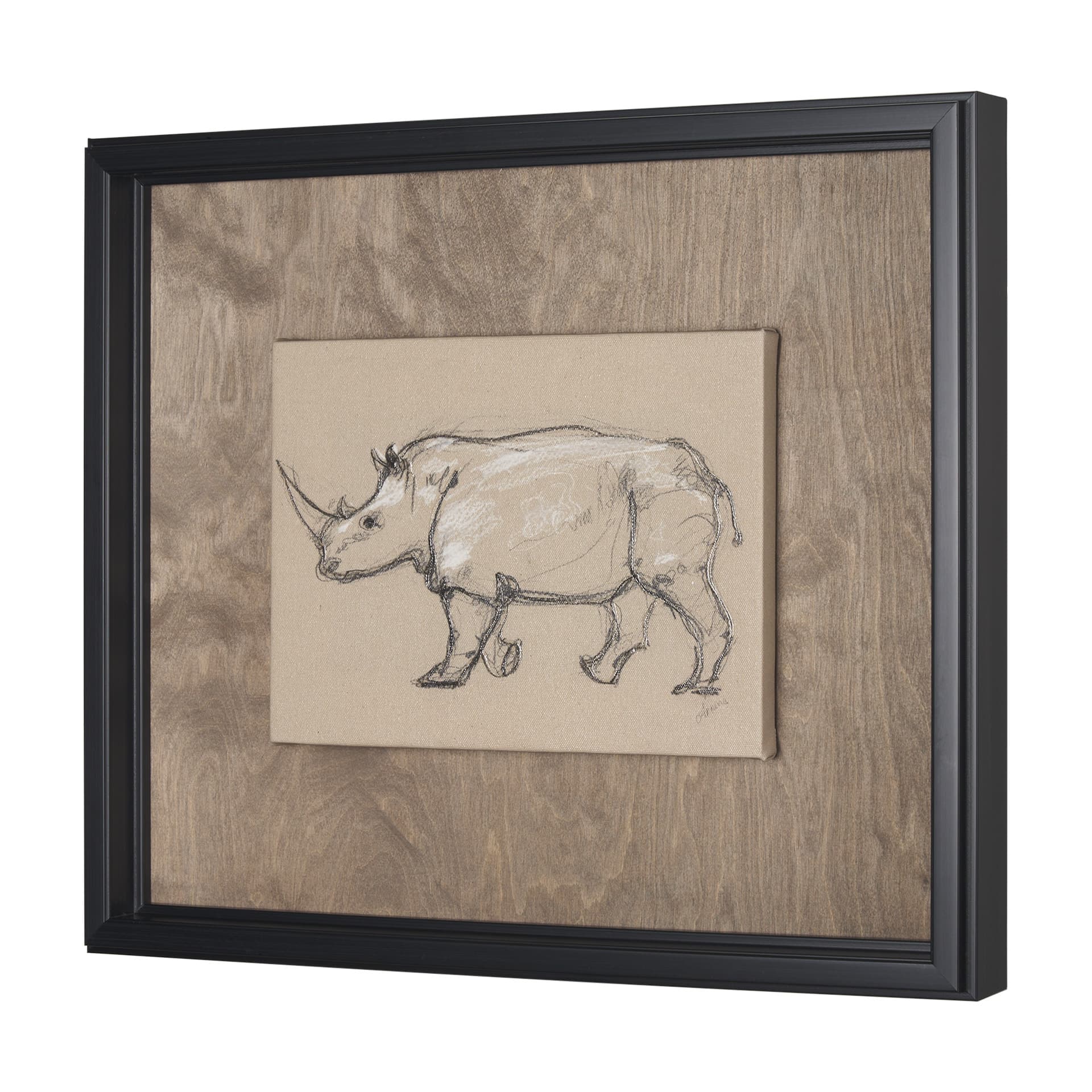 African Animal Study IV by Mercana Studio a Hand Embellished Framed Art Print — product photograph