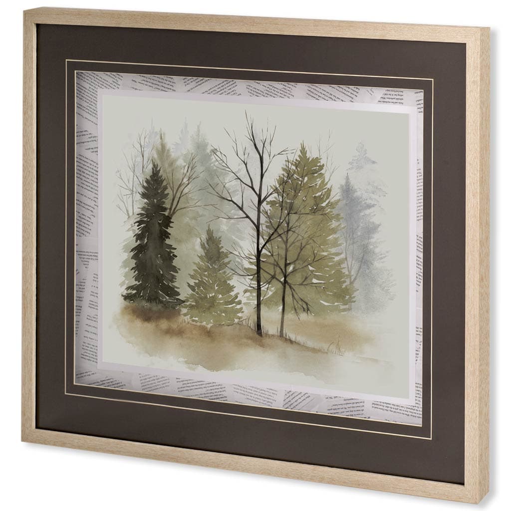 In the Mist I by Grace Popp a Framed Art Print Matted under Glass — product photograph
