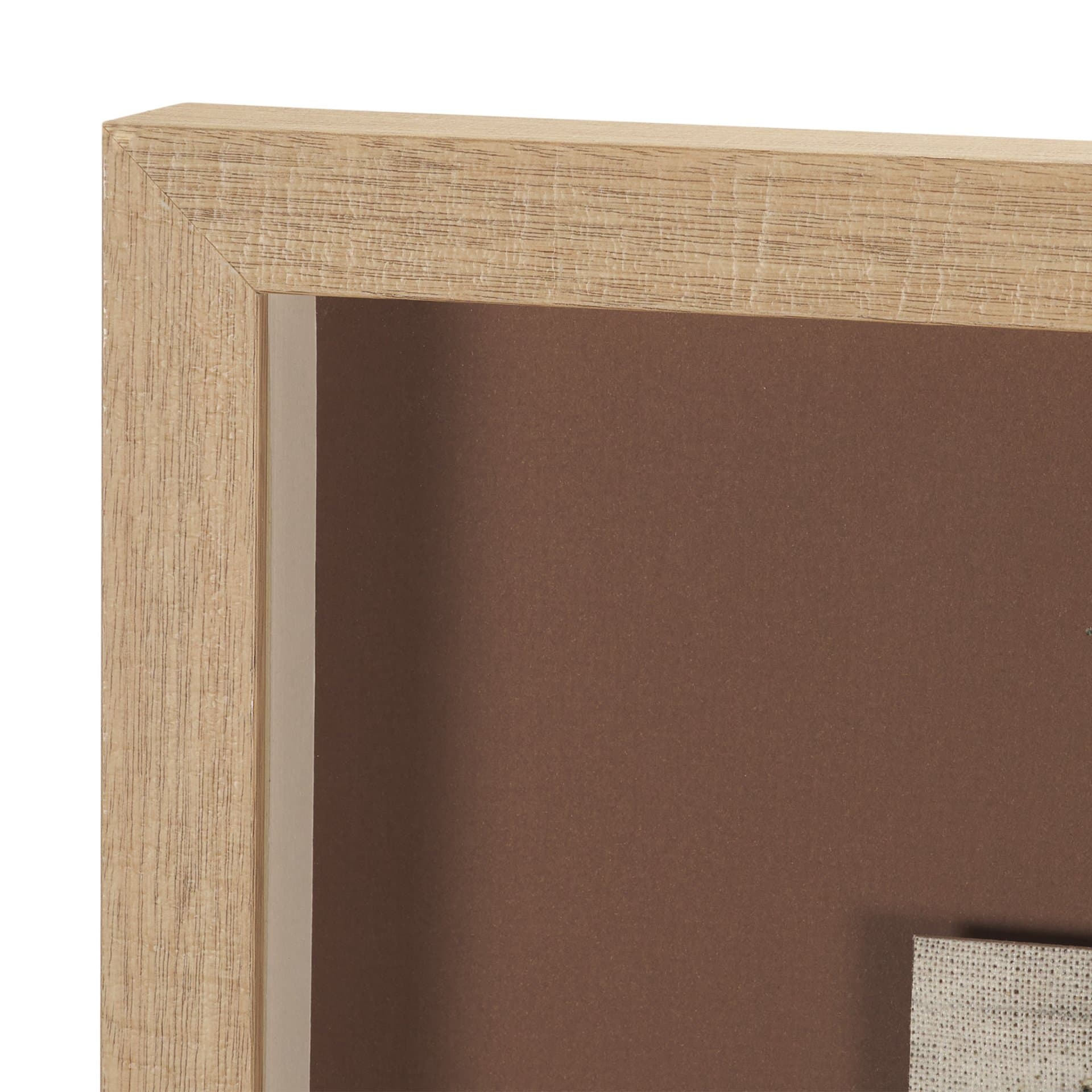 Textural Echo - Patina by Kristine Hegre Hand Embelished Textured Framed Artwork Matted under Glass — product photograph