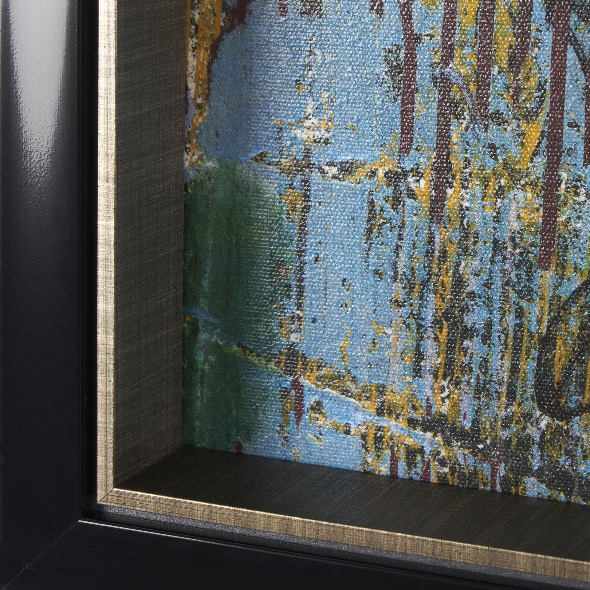 Papillon III by Mercana Studio a Hand Embellished Framed Art Print — product photograph
