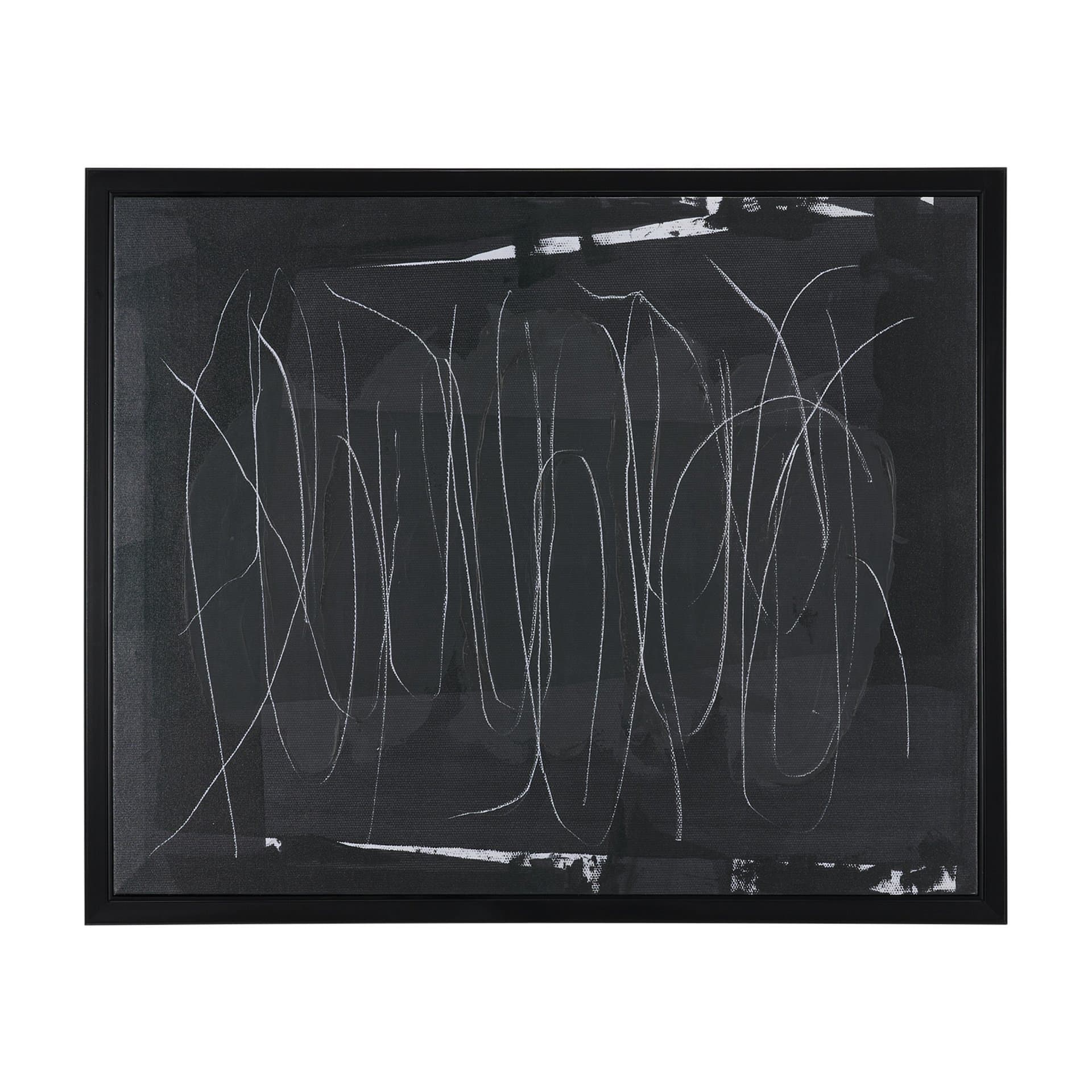 Beneath The Silence by Mercana Studio Hand-Embellished Textured Framed Canvas Artwork — product photograph
