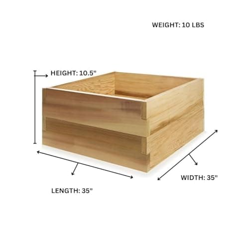3-ft Double Layer Raised Garden Box RG36-2 — product photograph