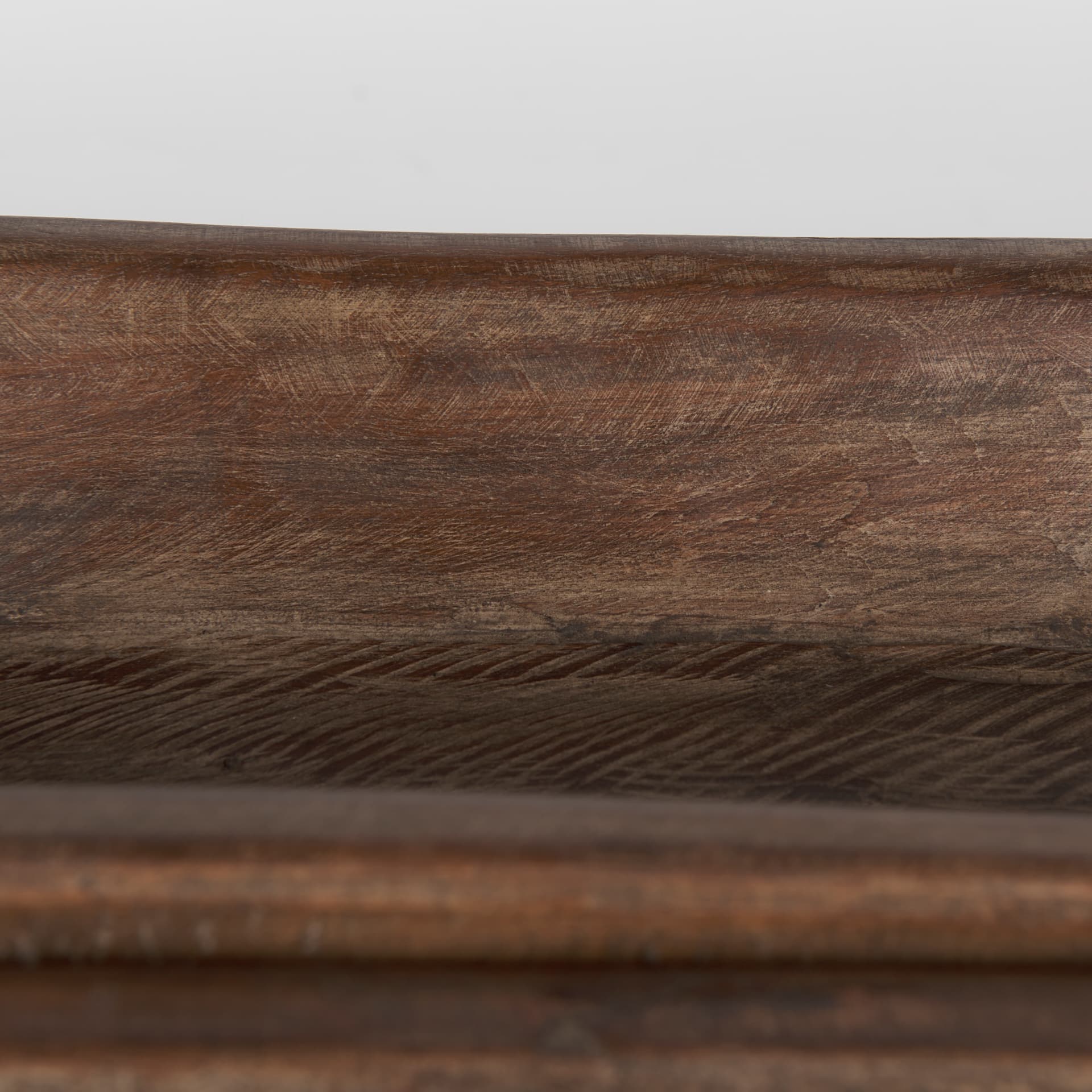 Athena Set of 2 Extra Large Medium Brown Reclaimed Wood Trays — product photograph