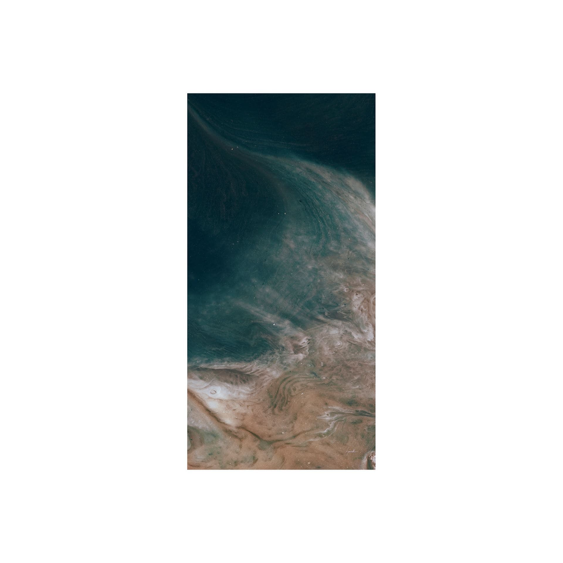 Oasis I by Gabrielle Campbell a Hand Embellished Textured Canvas — product photograph