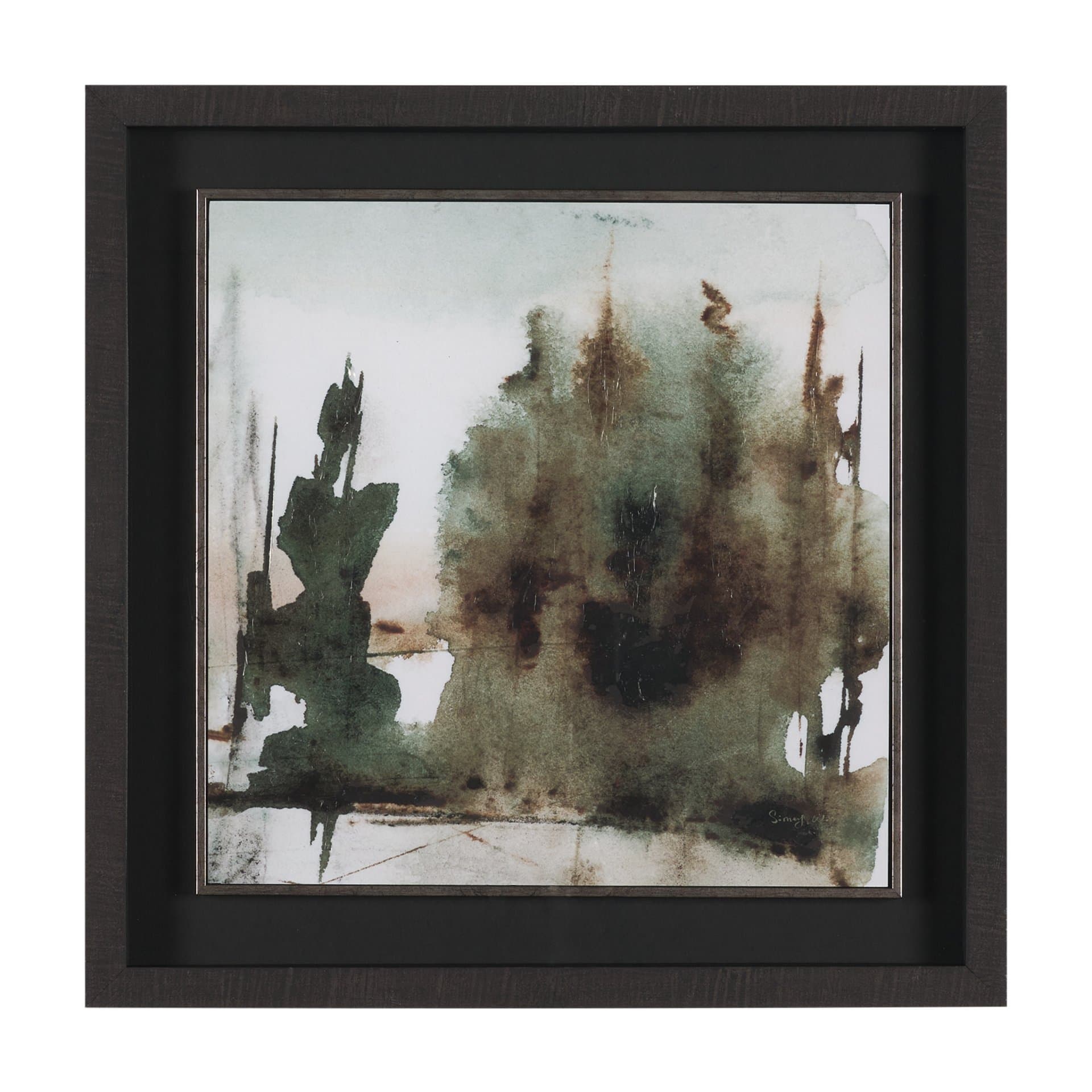 Watercolor Dreamscape IV by Mercana Studio a Hand Embellished Framed Watercolor Art Print under Glas — product photograph