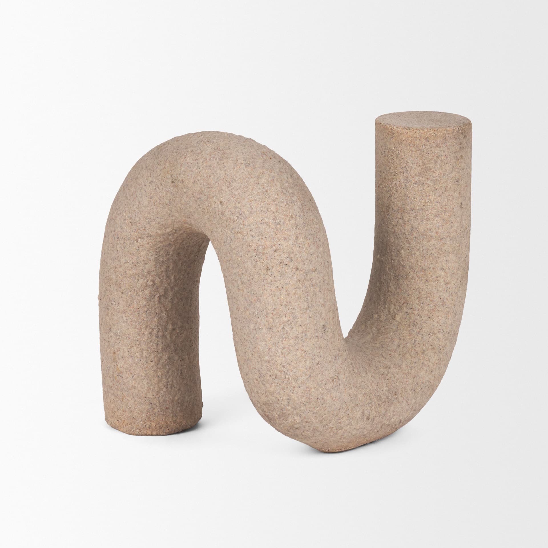 Kailas Resin Textured Sandstone Decorative Object — product photograph