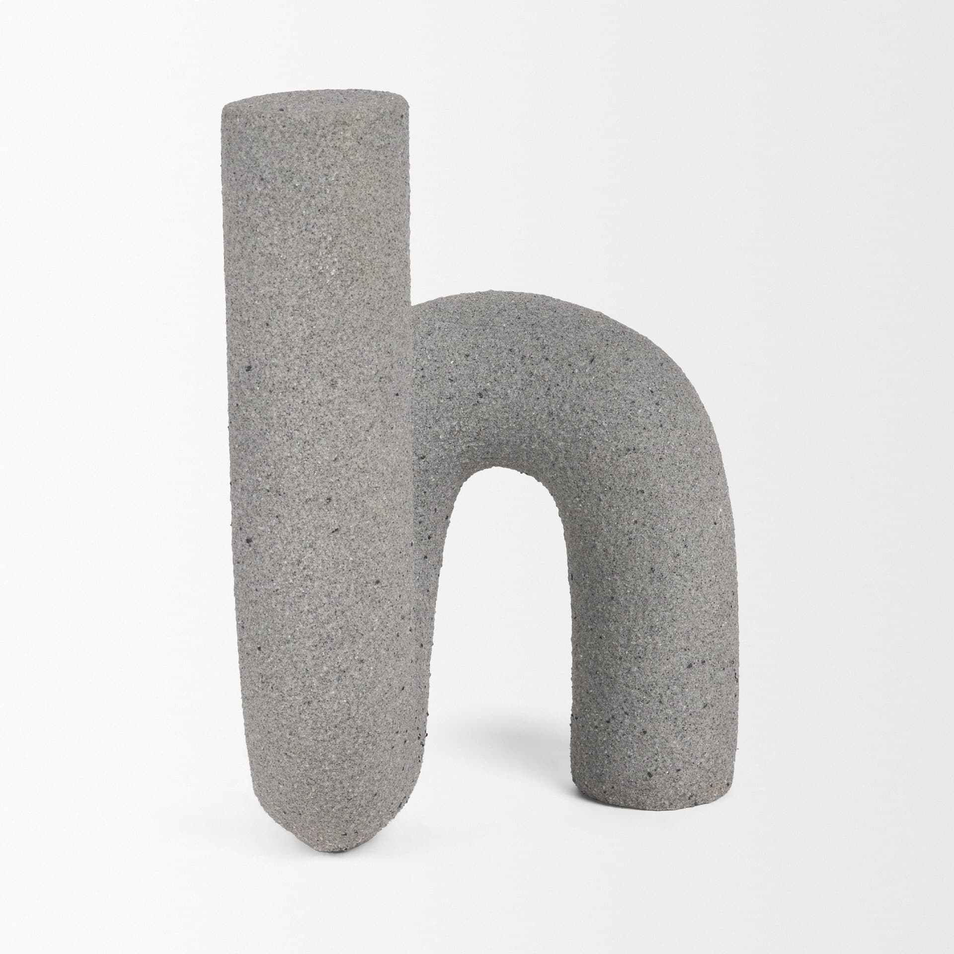Kailyn Resin Textured Concrete Gray Decorative Object — product photograph