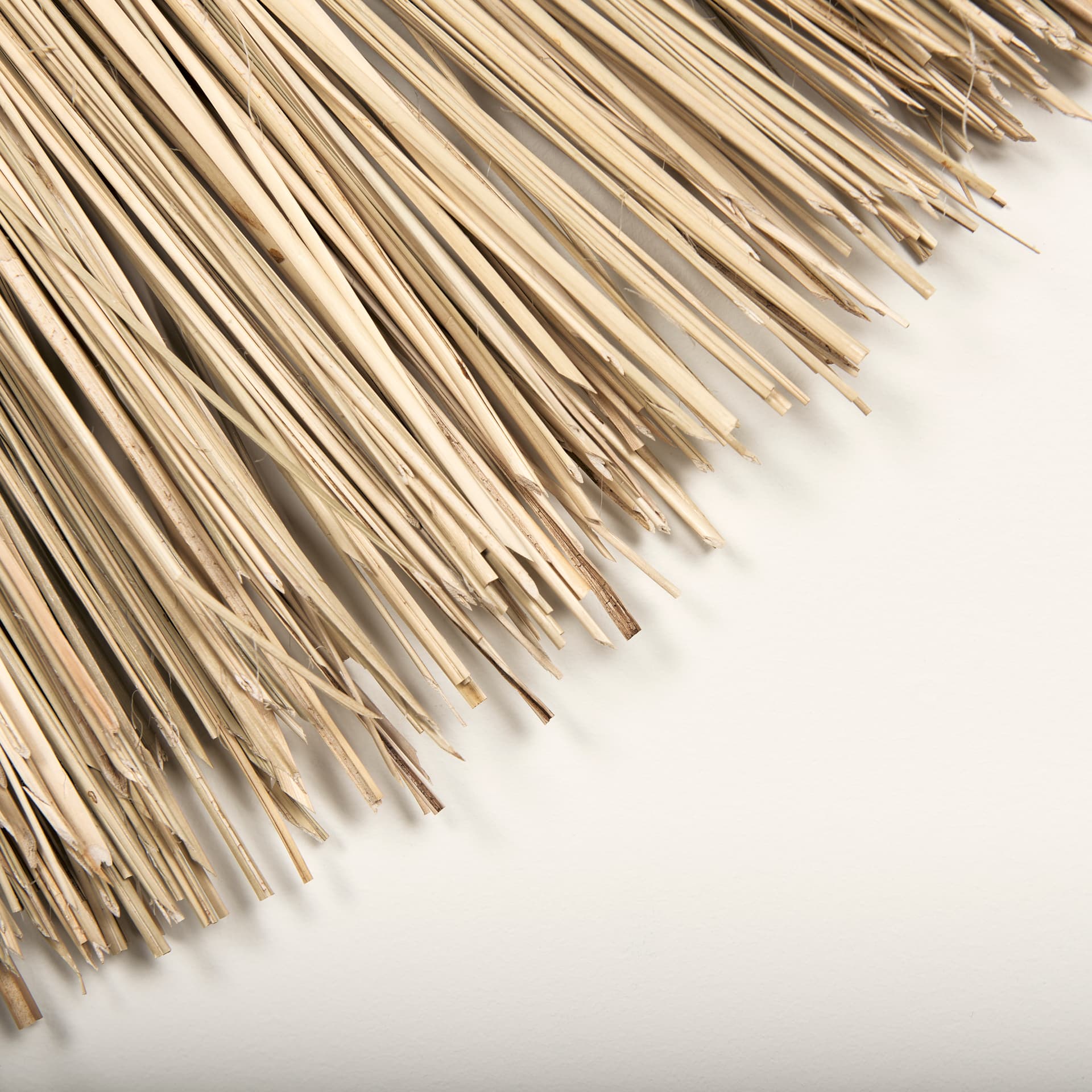 Bayu Set of 3 Seagrass Boho Weave Fan Wall Decor — product photograph