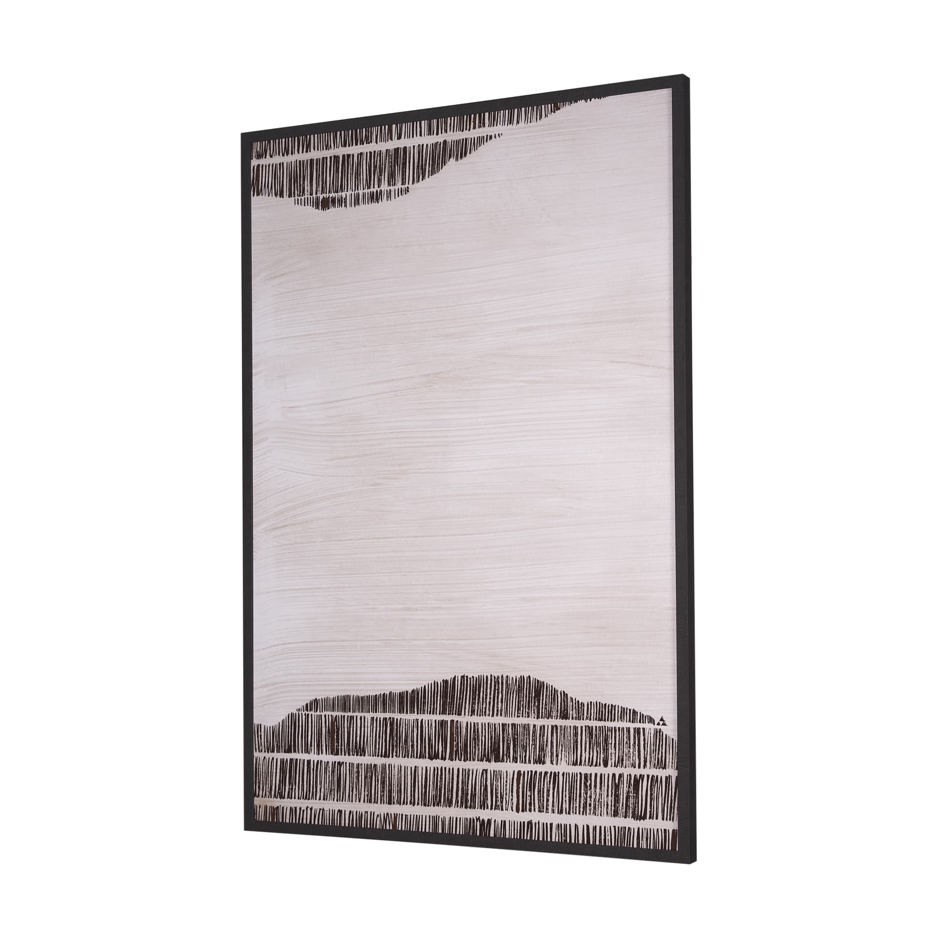 Delineation II by Mercana Studio a Hand Embelished Textured Framed Art Print — product photograph
