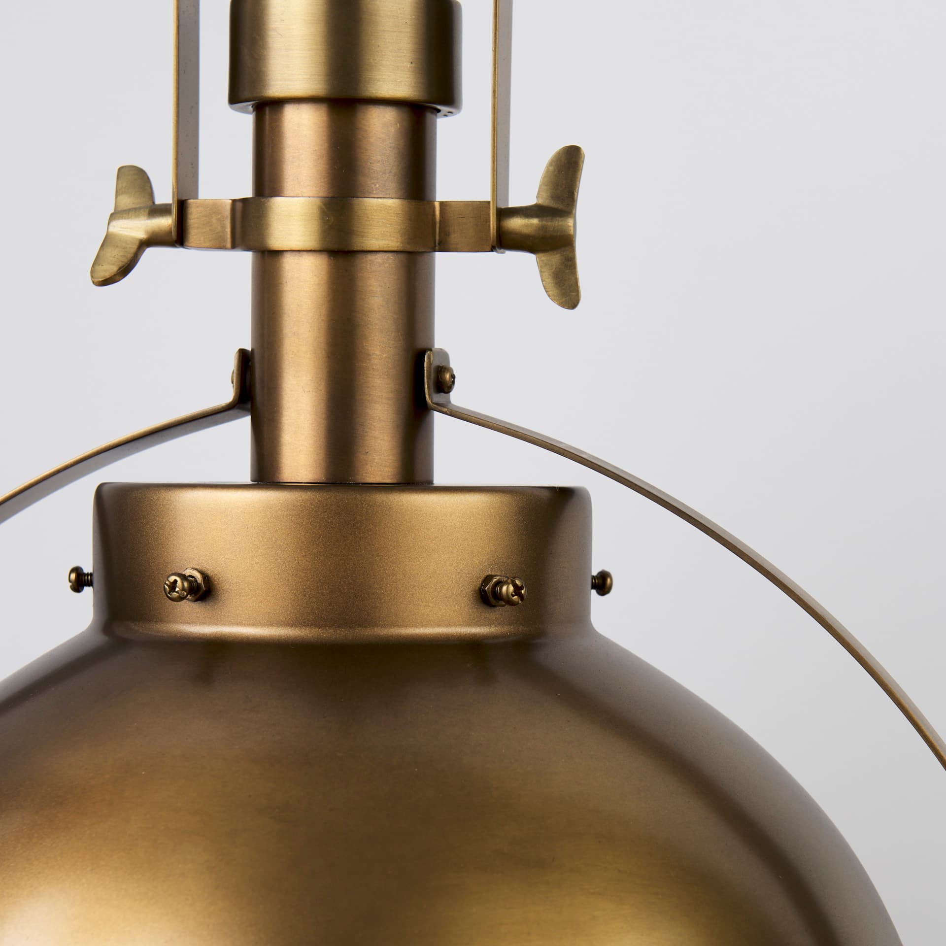Leighton I 15x20 Gold Toned Metal Spherical Pendant Light — product photograph