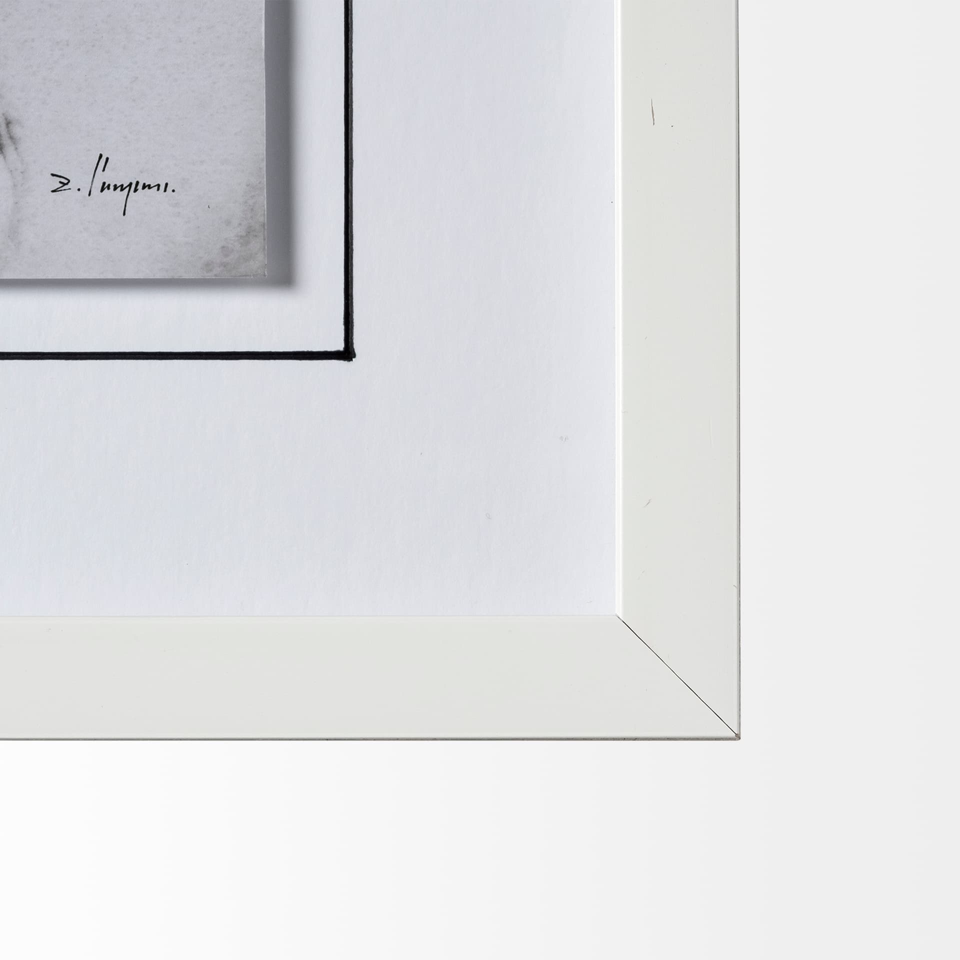 Directions III by Mercana Studio a Hand Embellished Textured Framed Art Print Matted under Glass — product photograph