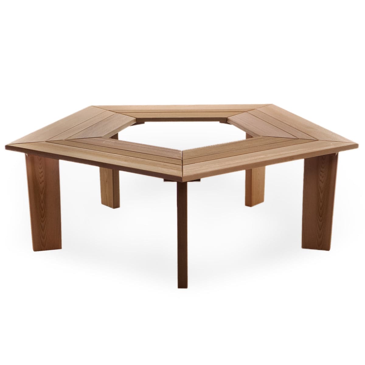 Wrap Around Tree Cedar Bench TB50 — product photograph