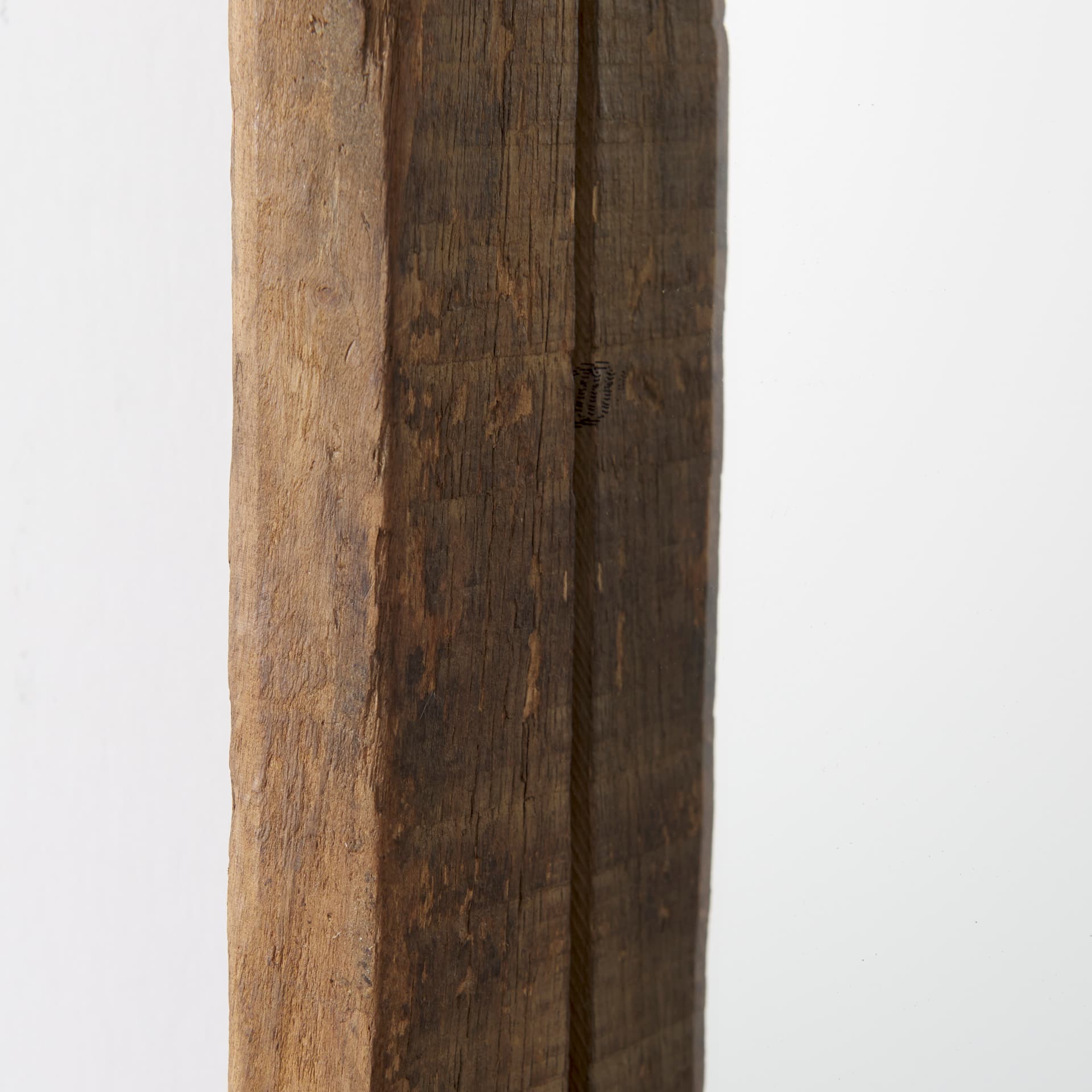 Gervaise 12L x 2W x7H Small Brown Wood Frame Rectangular Wall Mirror — product photograph