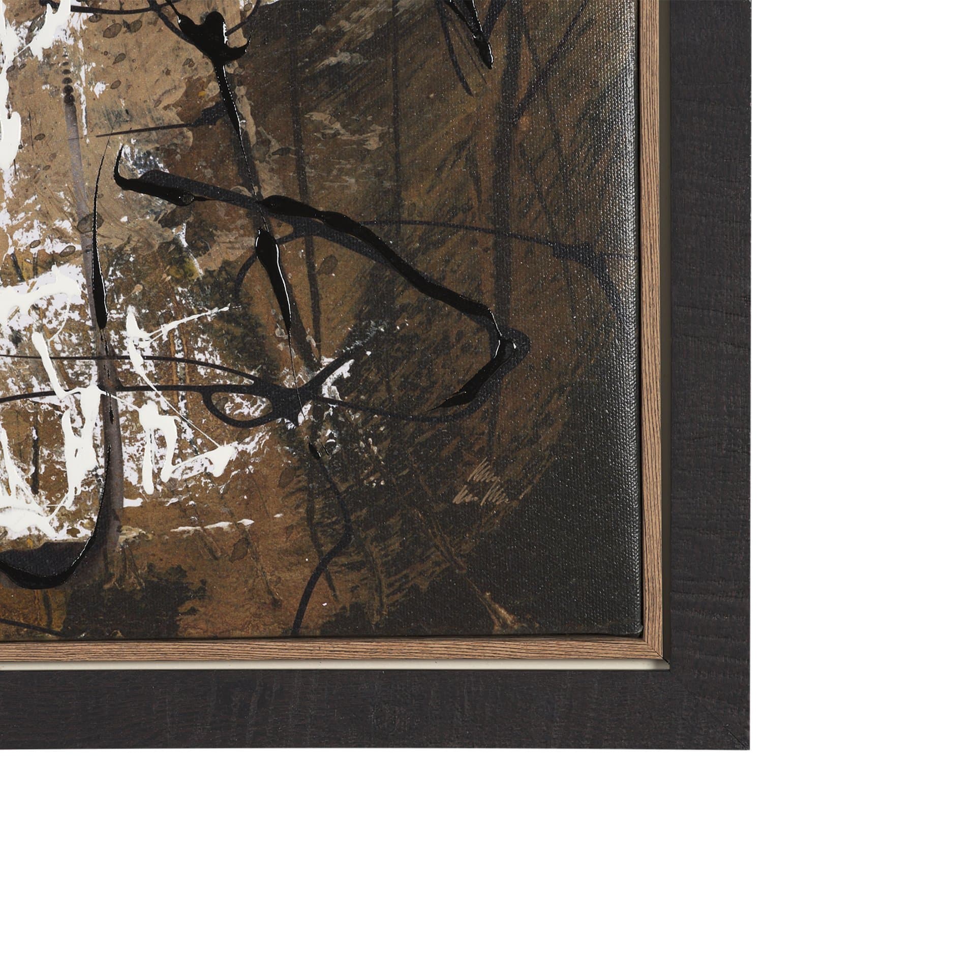 Chaos & Order III by Chad Warren a Hand Embellished Textured Framed Canvas — product photograph