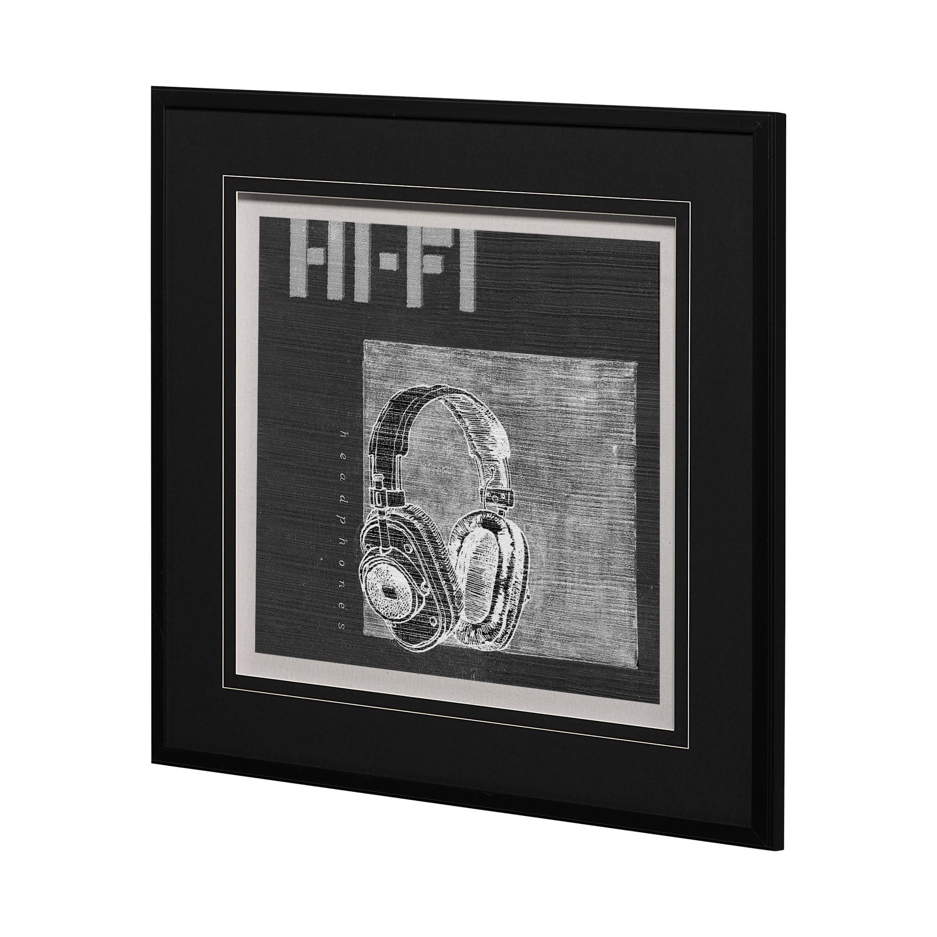 Retro Tone II by Alarm a Hand Embellished Textured Framed Art Print Matted under Glass — product photograph