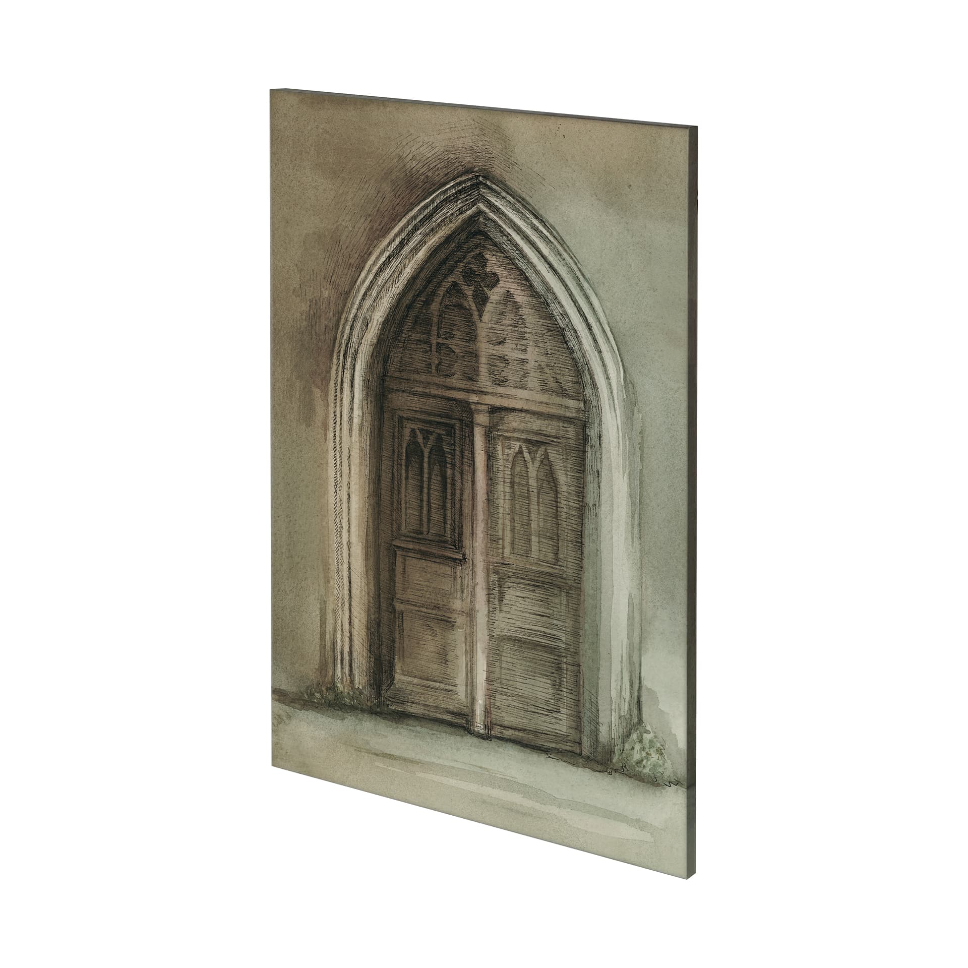 Door II by Mercana Studio a Hand Embellished Textured Canvas — product photograph