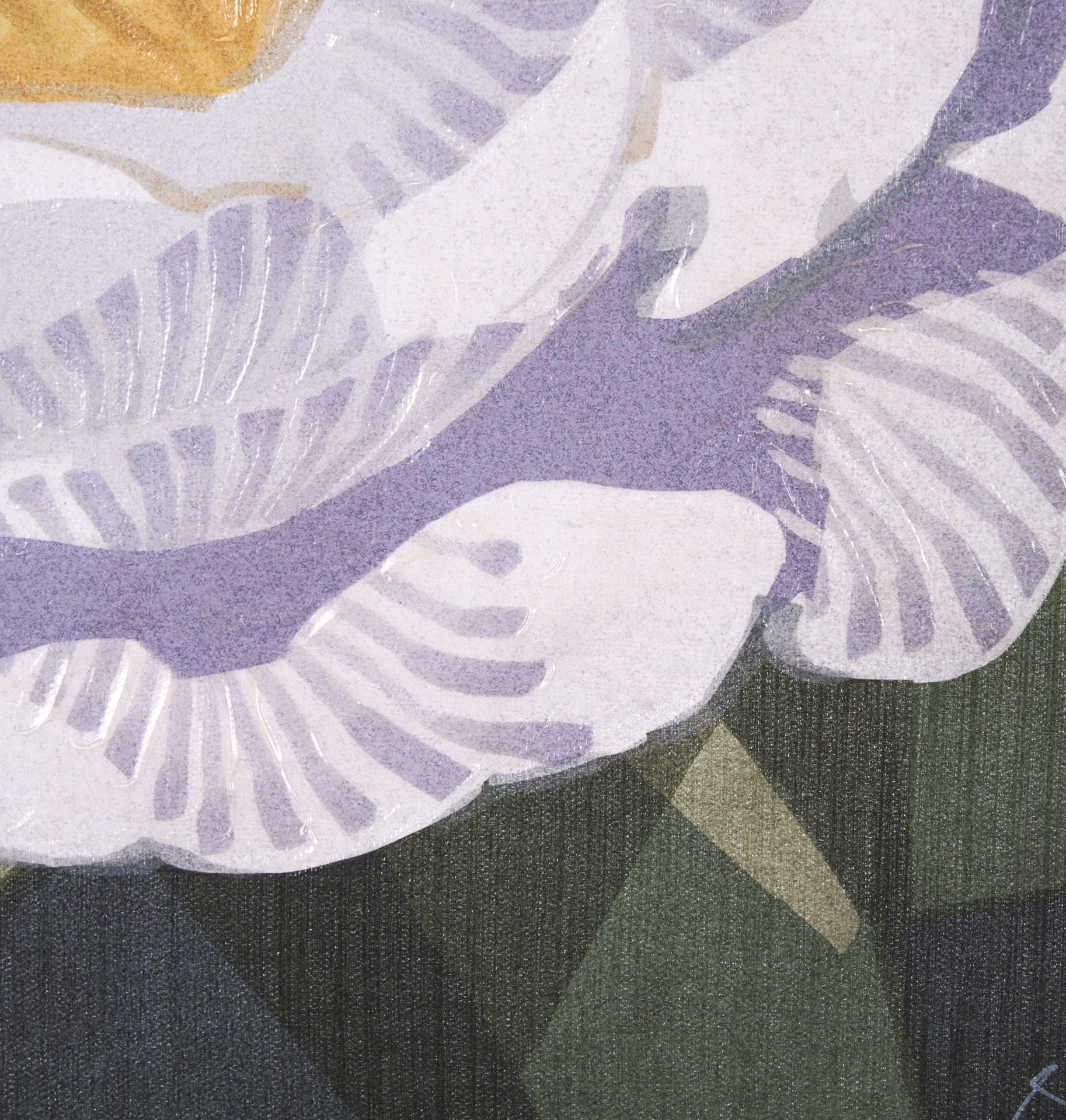 Flower Portrait V (PEONY) by Mercana Studio a Hand Embellished Textured Framed Art Print — product photograph