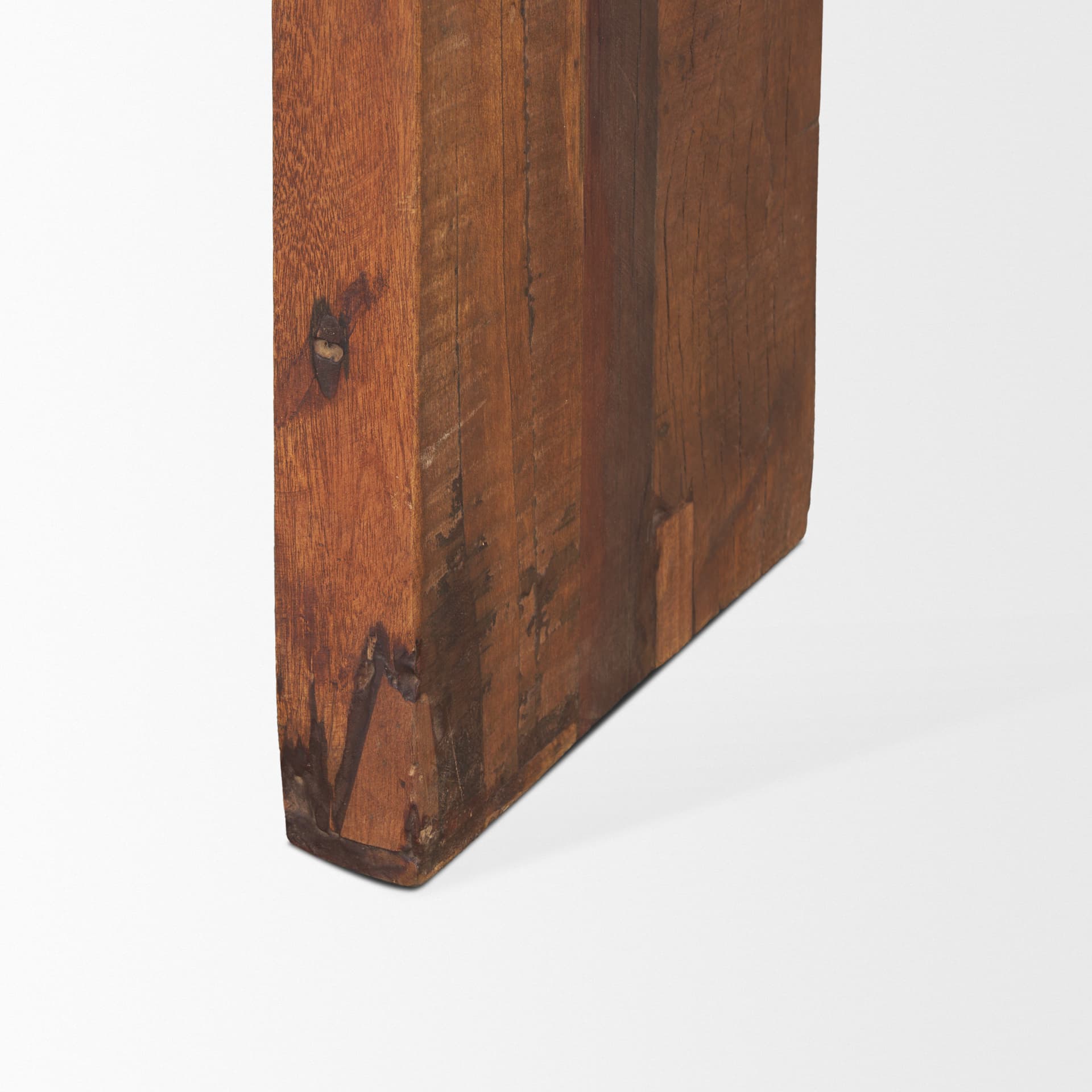 Estelle Rustic Brown Reclaimed Wood Console Table — product photograph