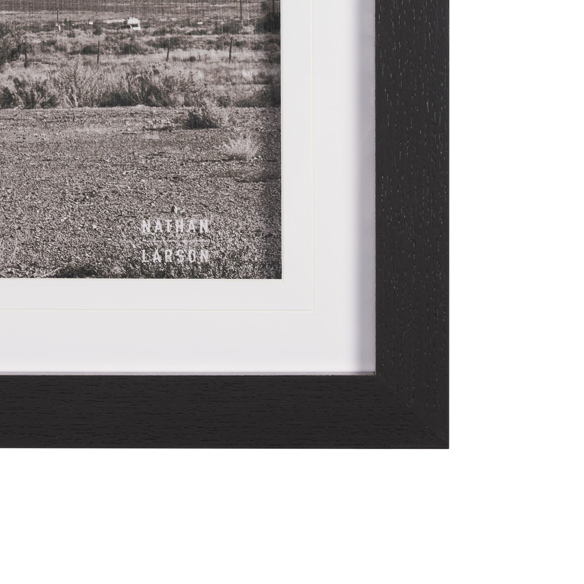 Southwest Gas Station by Nathan Larson a Hand Embellished Framed Photo Art Print Matted under Glass — product photograph