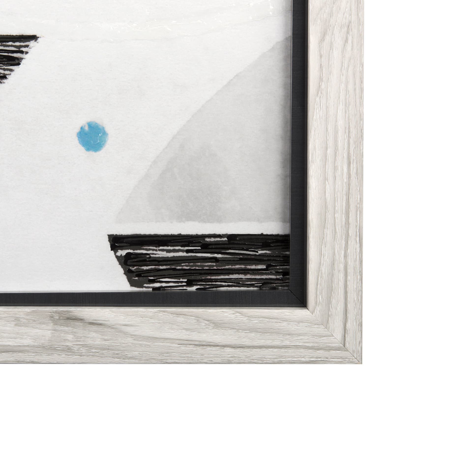 Se Promener II by Mercana Studio a Hand Embellished Textured Framed Art Print Matted under Glass — product photograph
