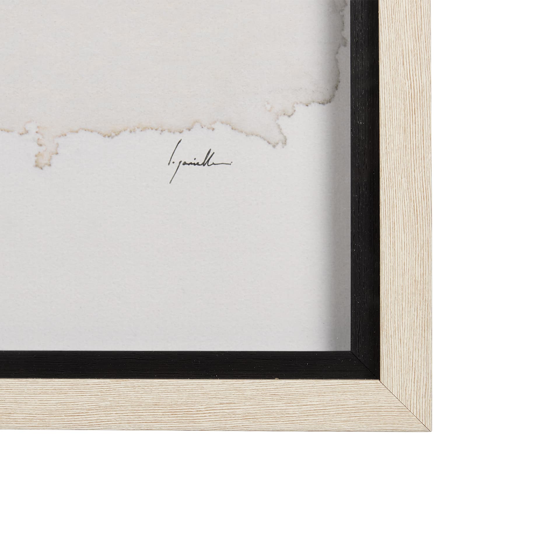 Vessel I by Mercana Studio a Hand Embellished Textured Framed Art Print Matted under Glass — product photograph