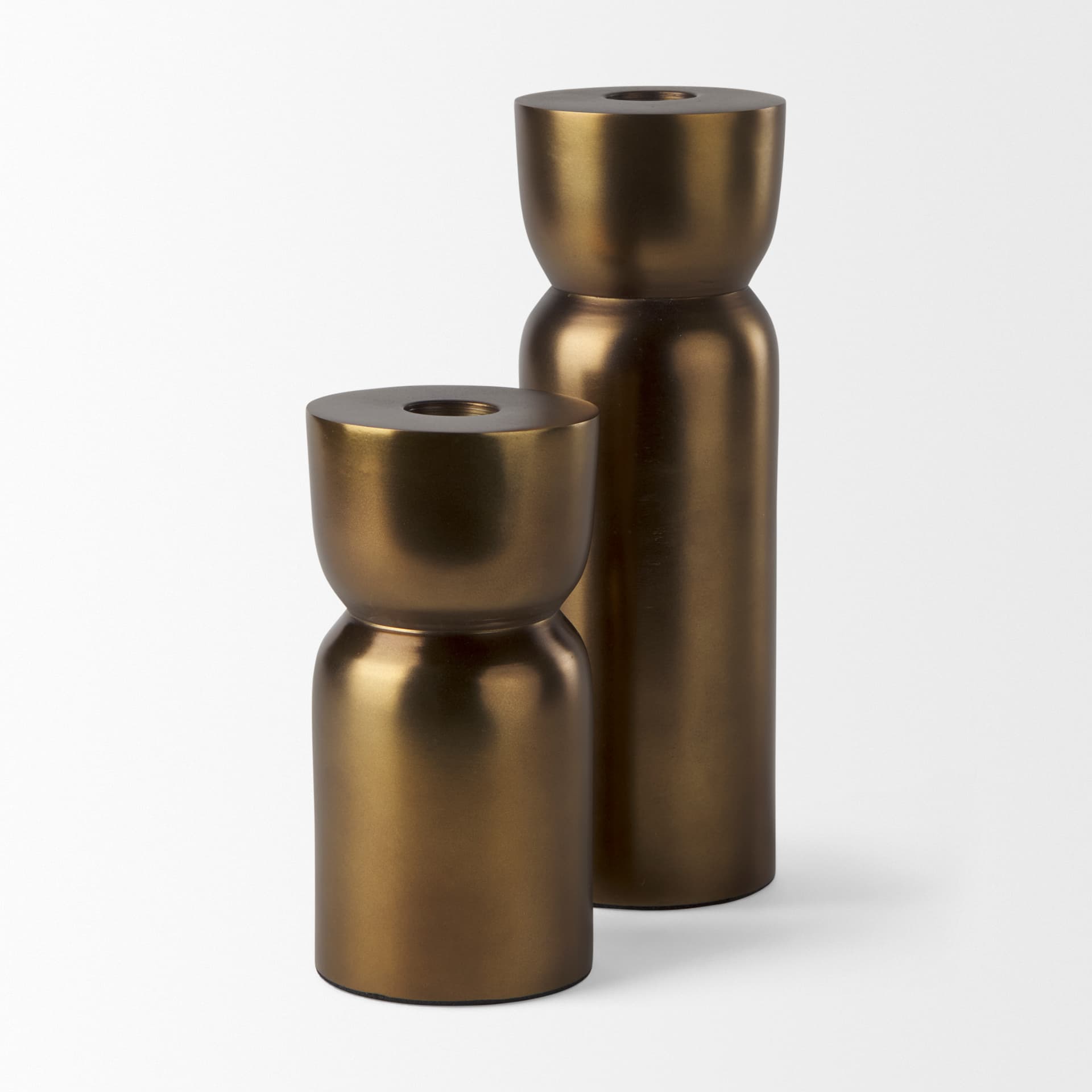 Malta Aluminum Candle Holder Large — product photograph