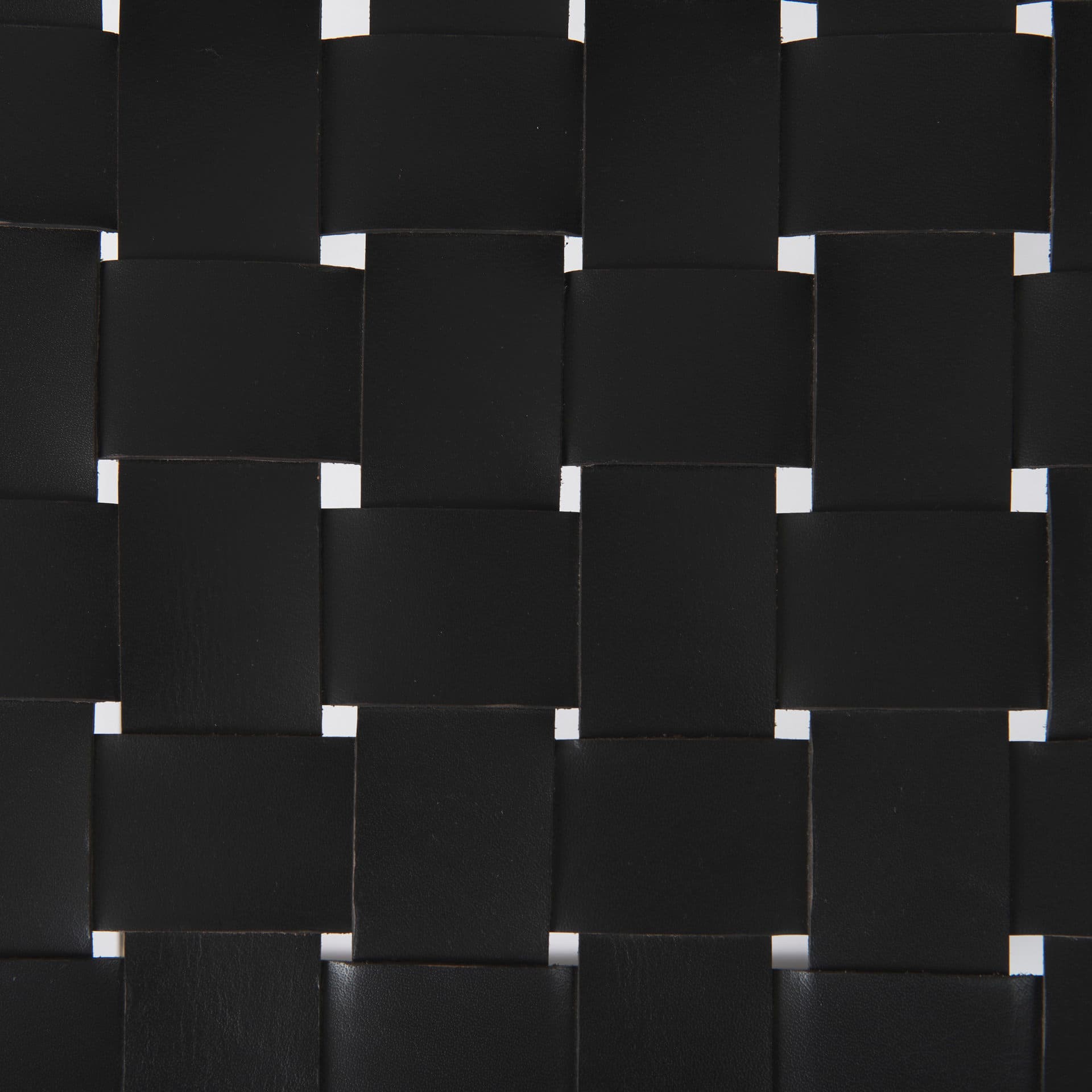 Clarissa Backless 26.25in Seat Counter Stool | Black Leather w/ Metal — product photograph