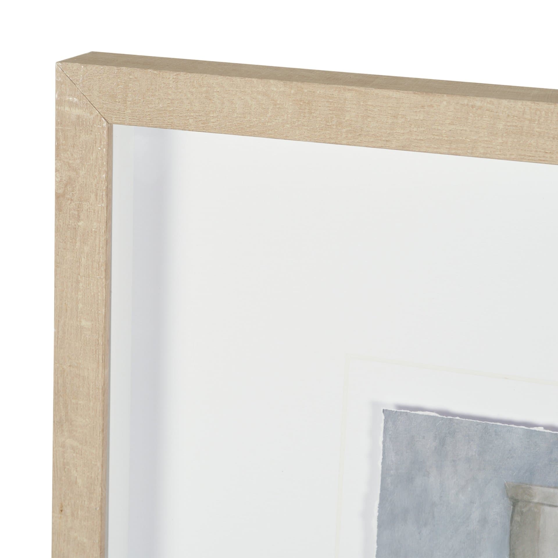 Studies in White and Ash: Study III by Mercana Studio Textured Framed Artwork Matted under Glass — product photograph