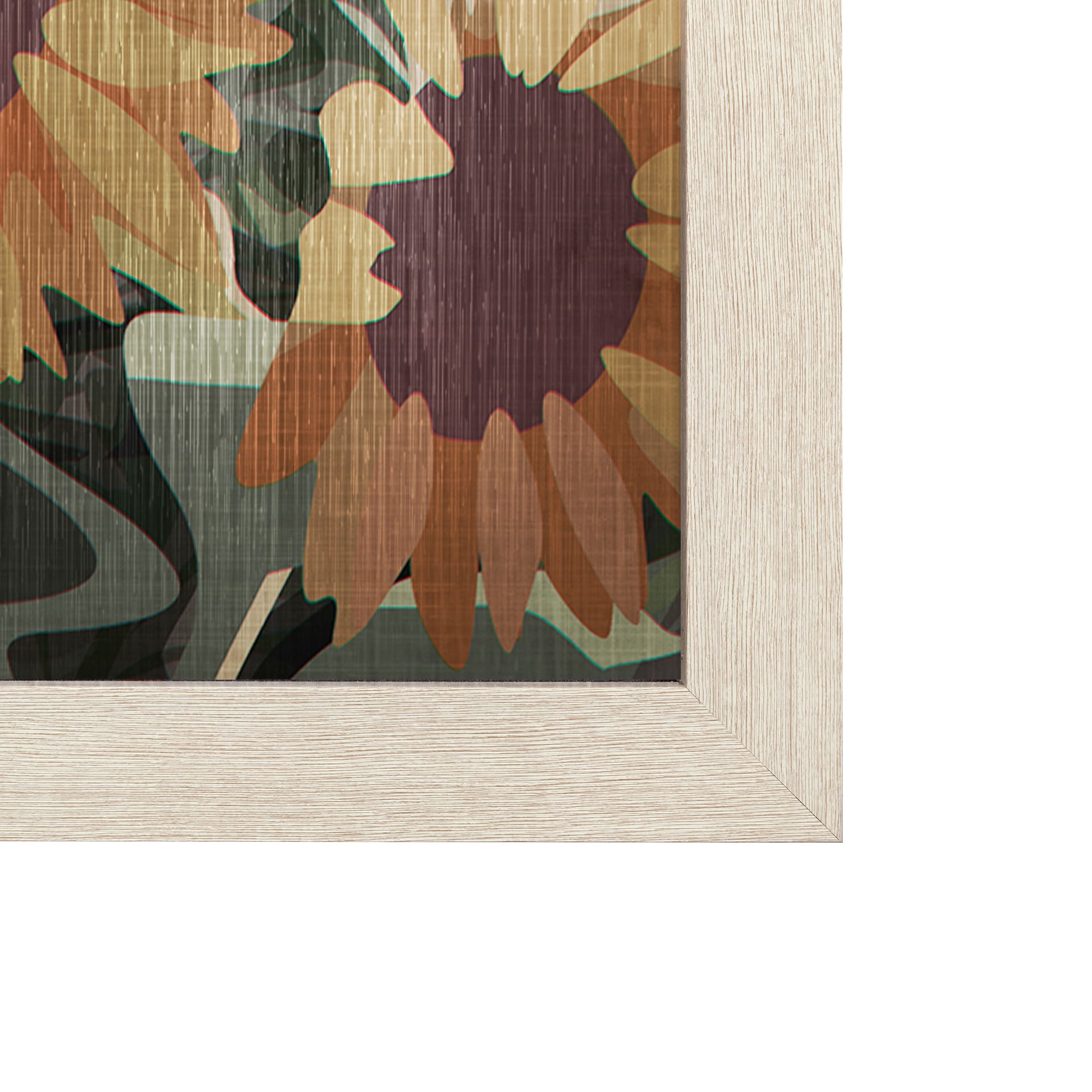 Kansas Go USA (L) by Mercana Studio a Hand Embellished Decograph Framed Art Print — product photograph