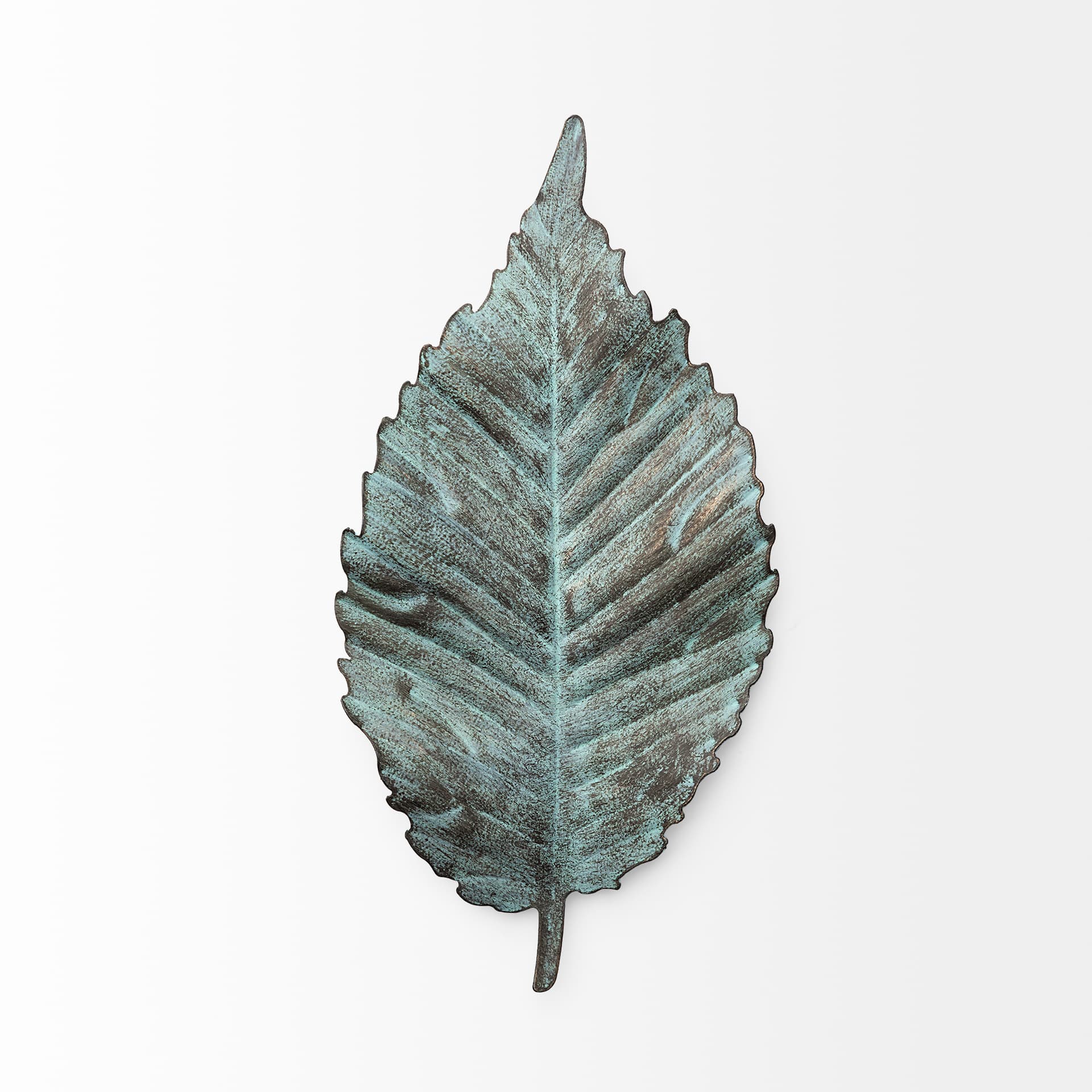 Brattea 12H Small Metal Leaf Wall Art — product photograph